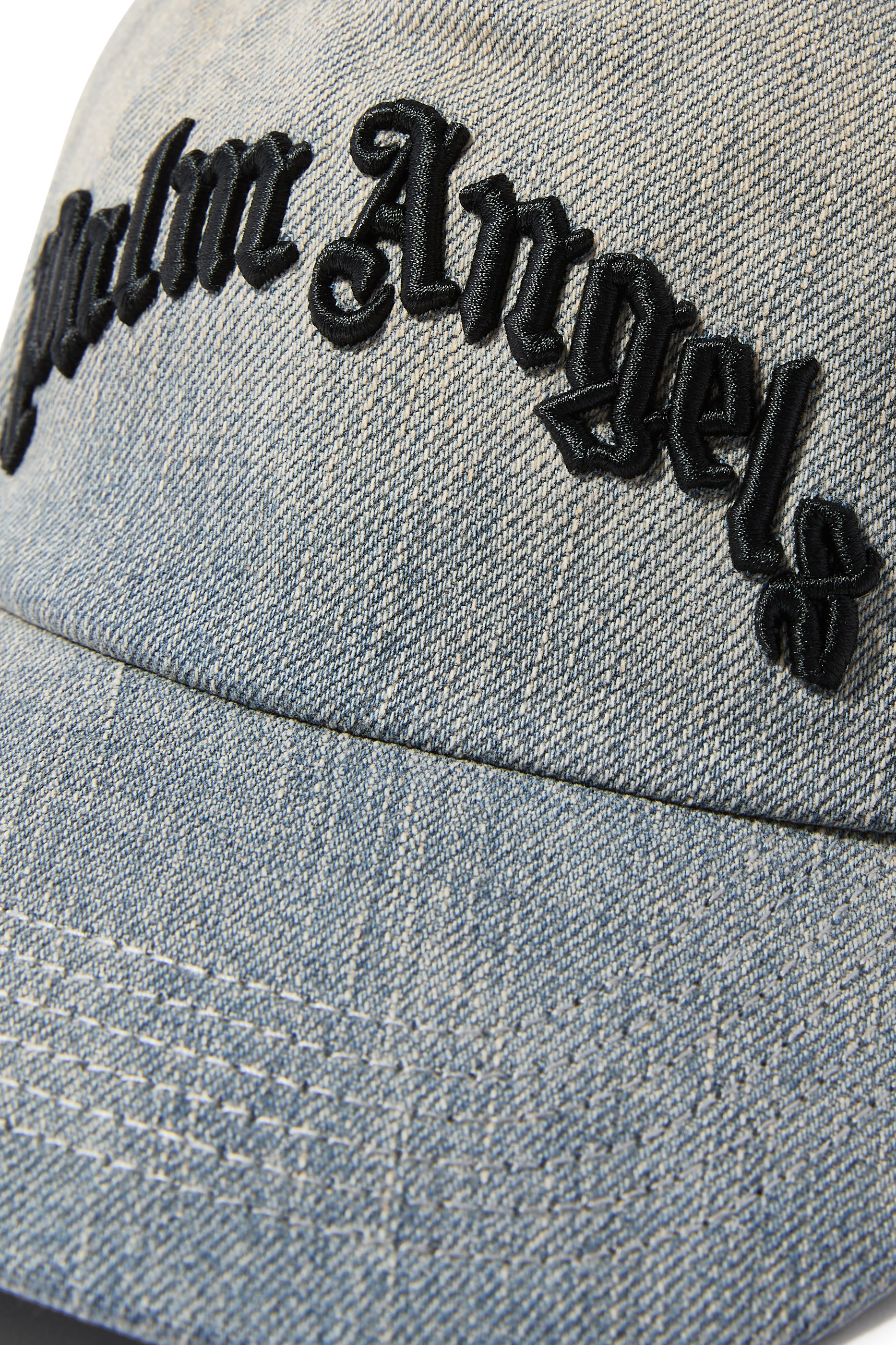 Curved Logo Denim Cap