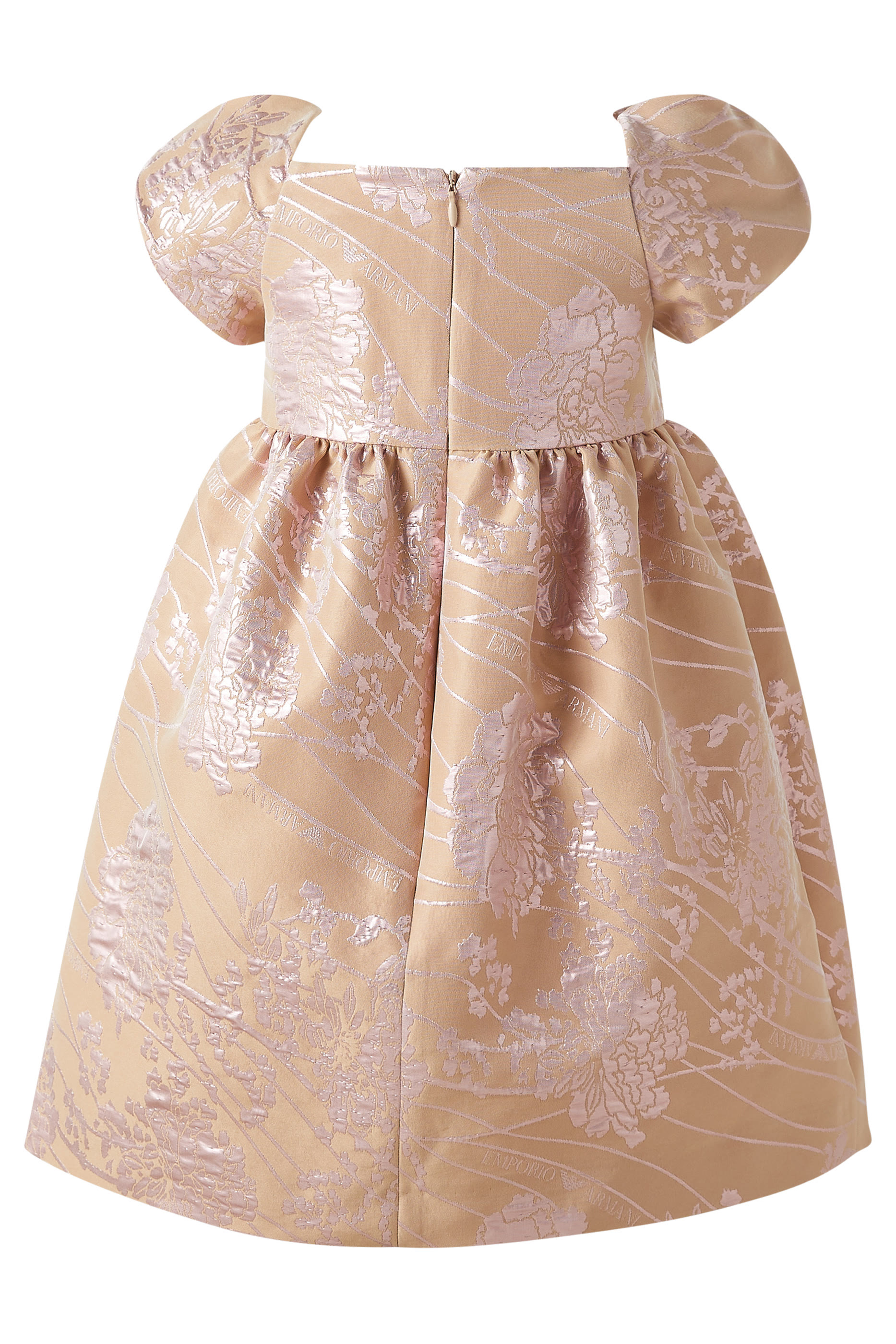 Kids Jacquard Floral Dress