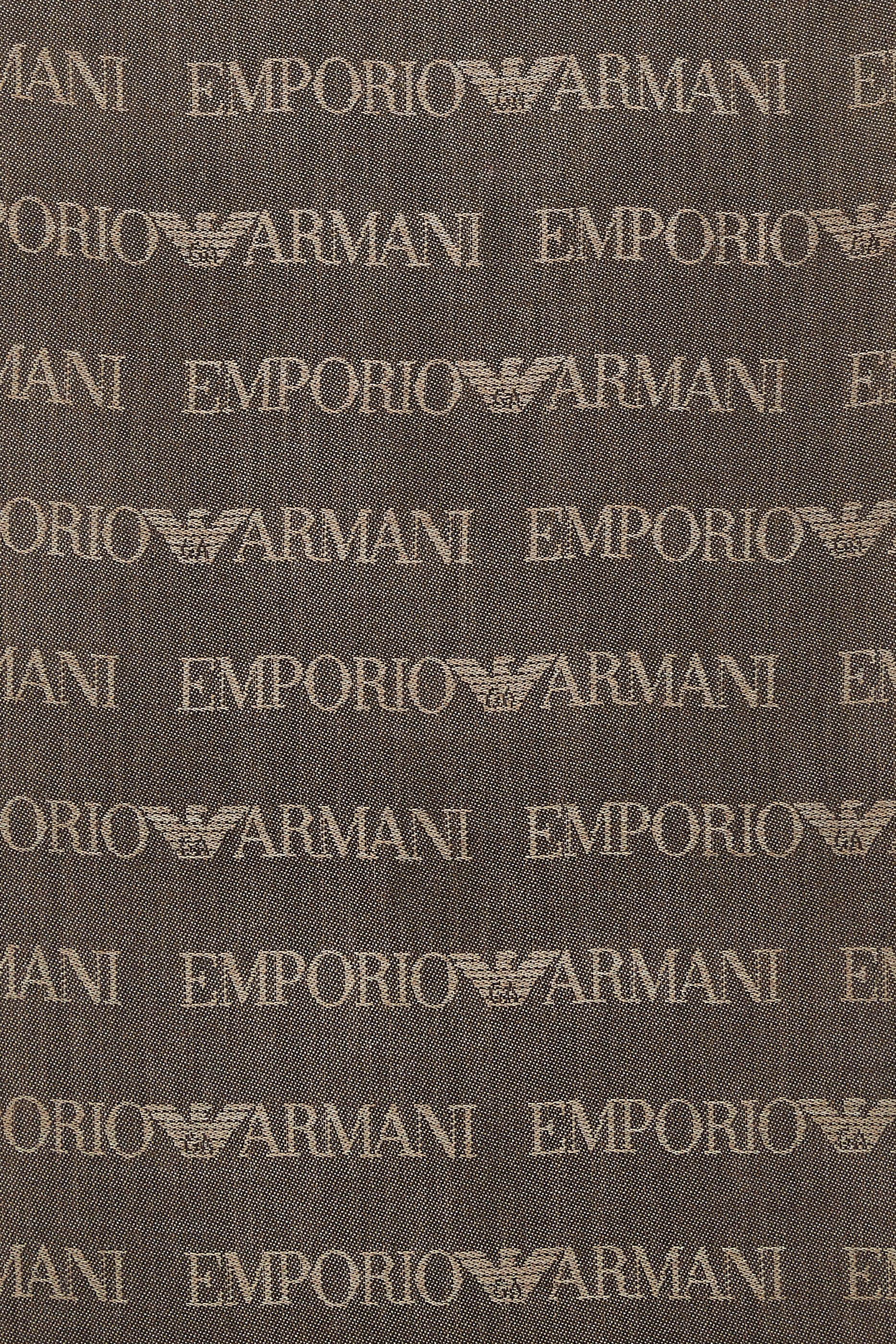 Virgin-Wool and Acrylic Logo Scarf