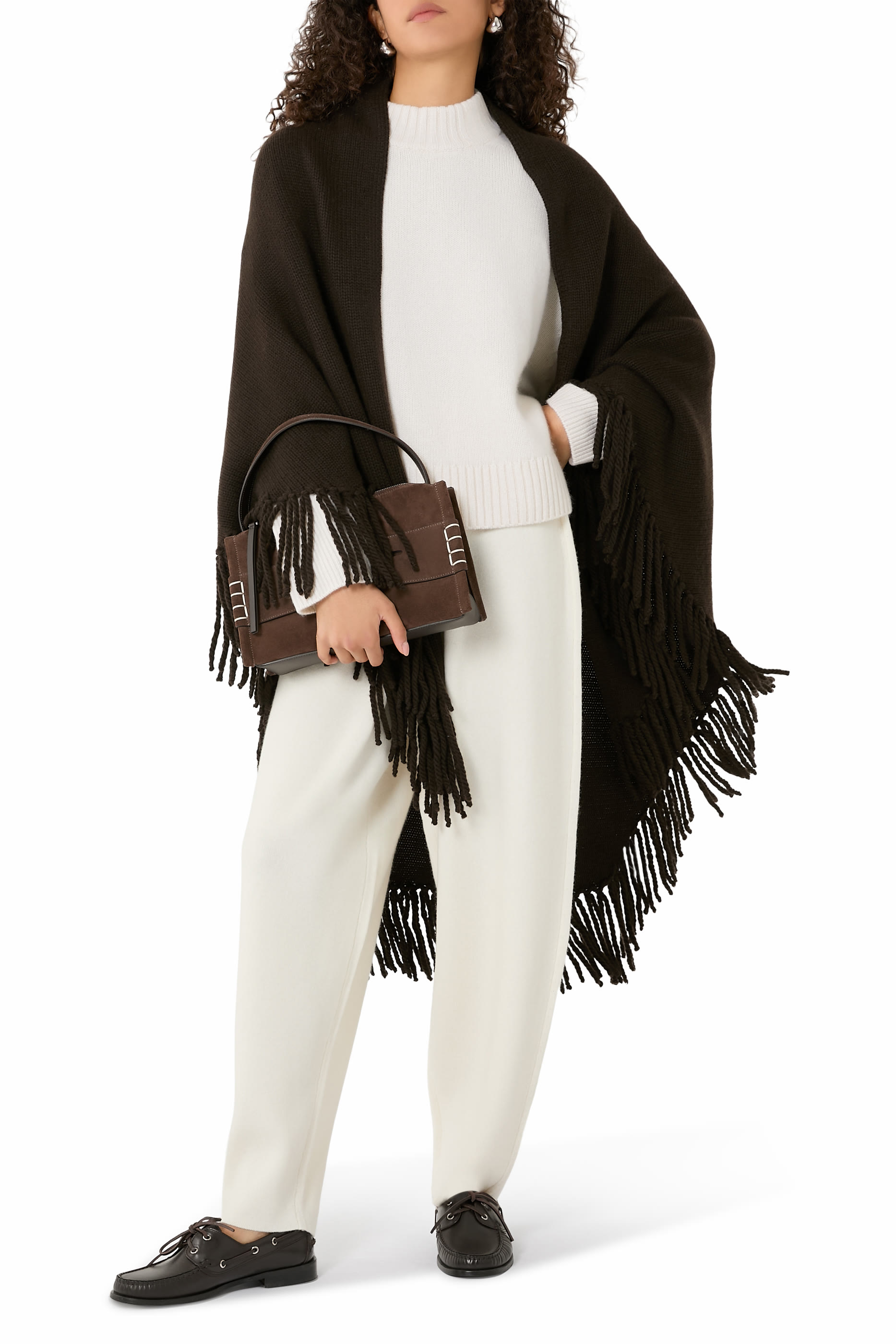 Cashmere Wide-Leg Hayden Trousers