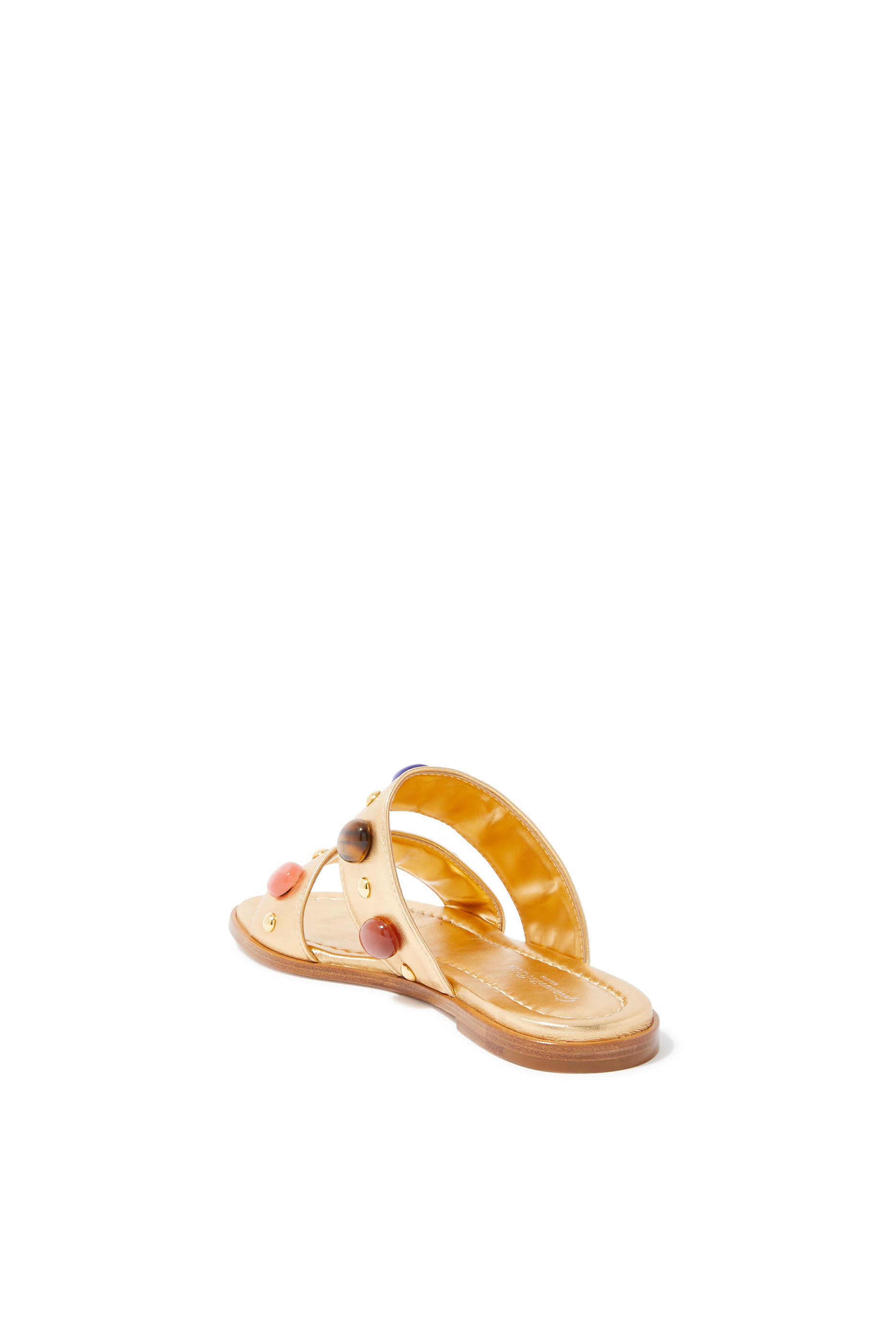 Shanti Metallic 5 Leather Flats