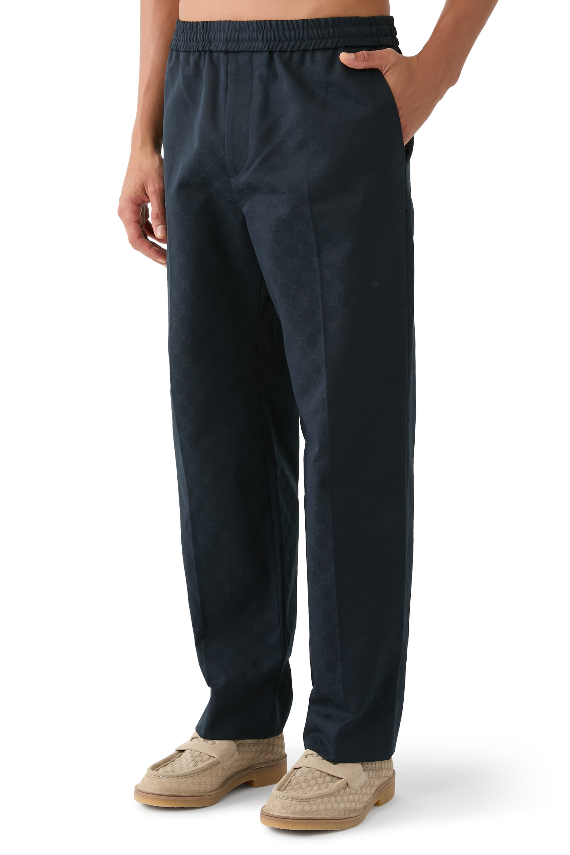 GG Cotton Gabardine Pants 