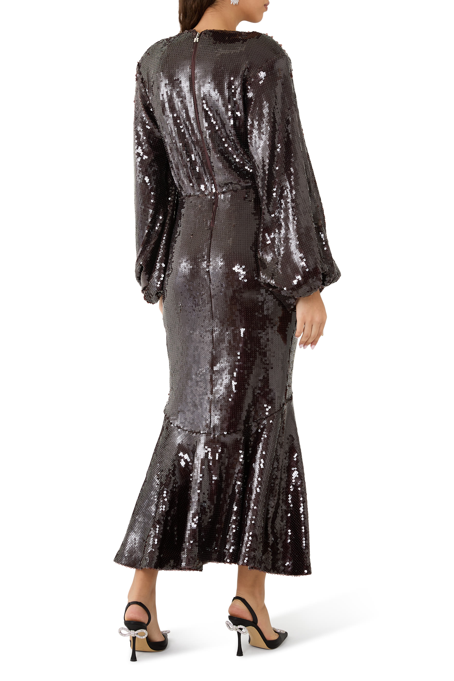 Sequined Maxi Dress