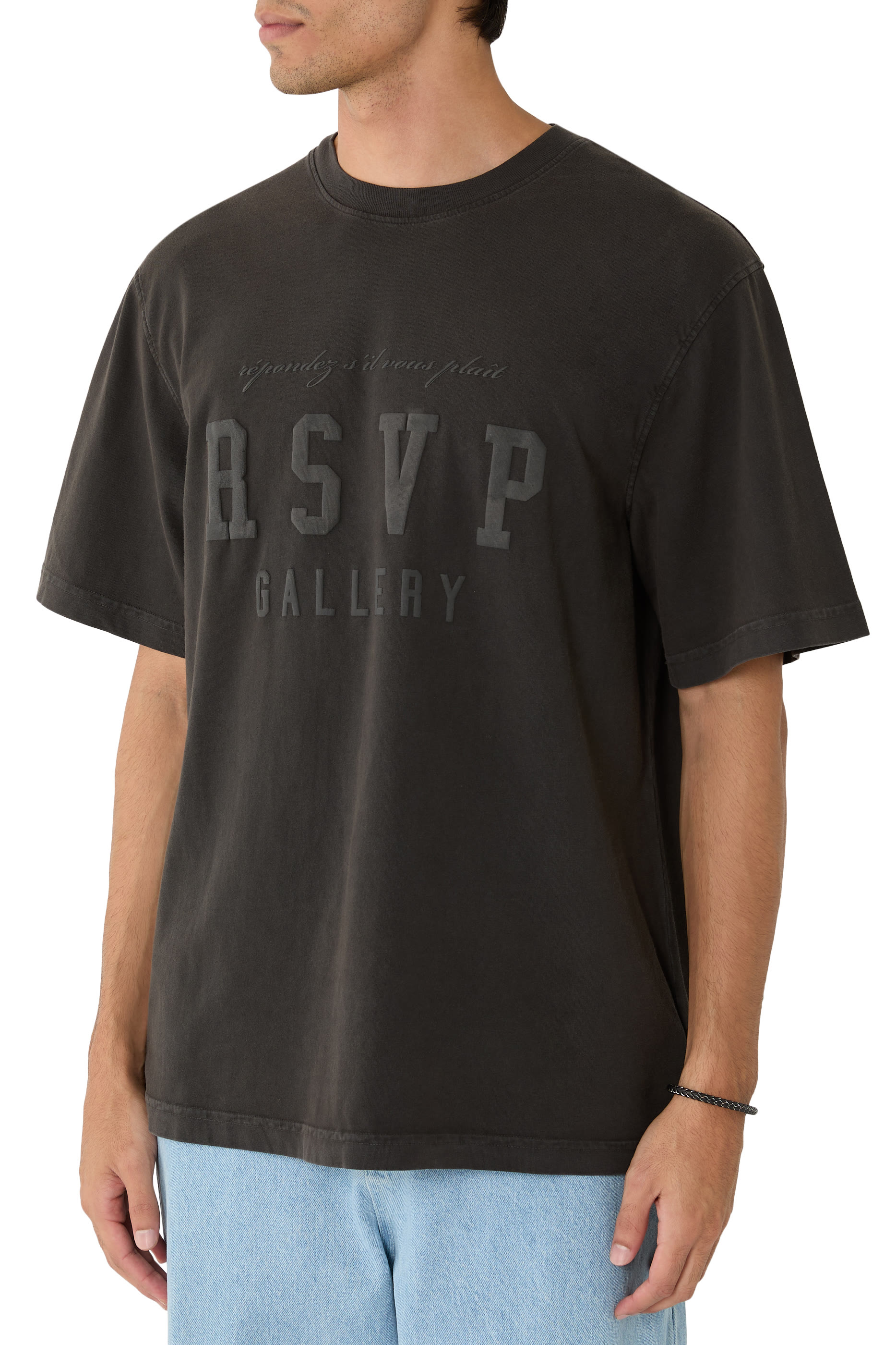 Mock Neck Gallery T-Shirt