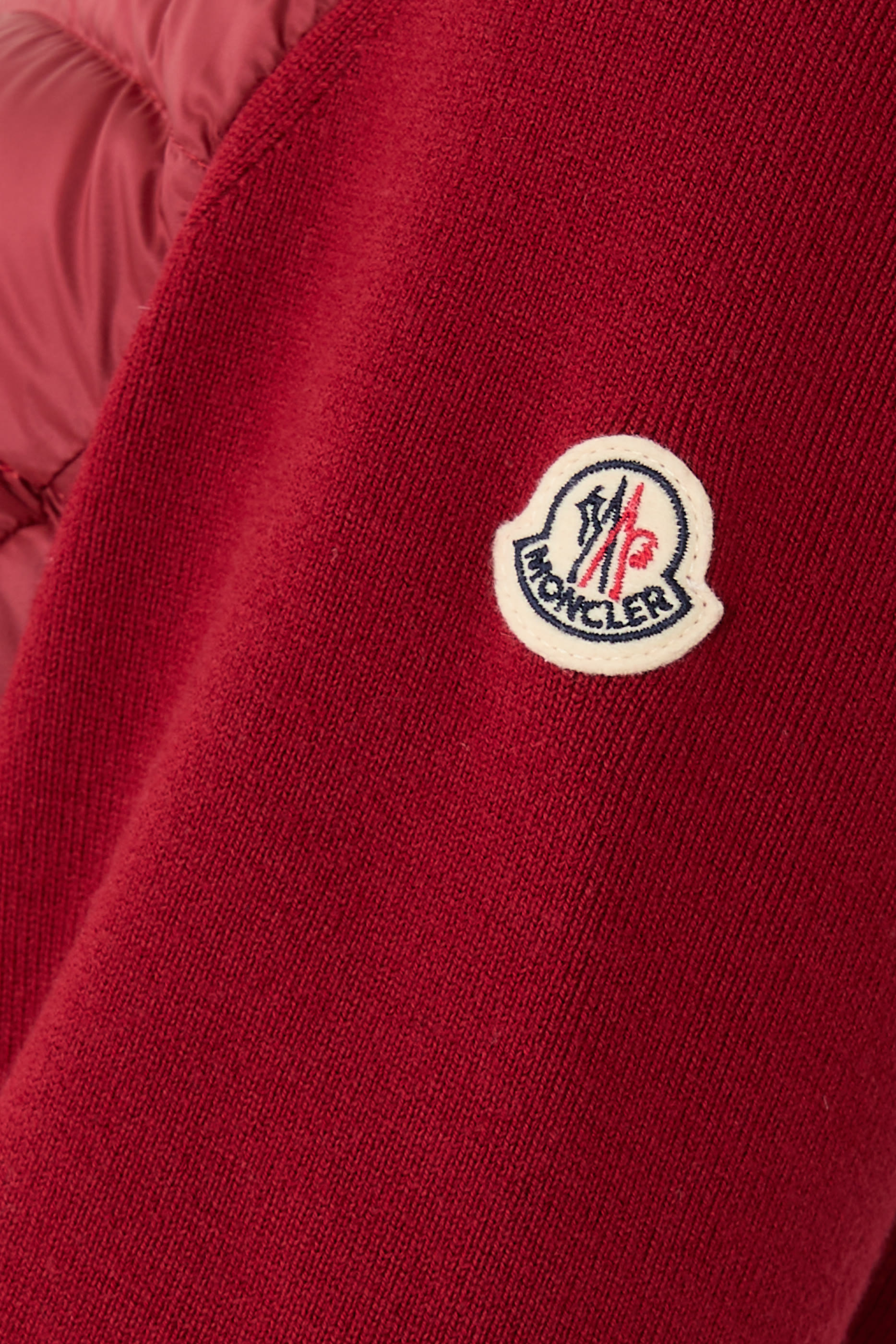  Padded Wool Cardigan