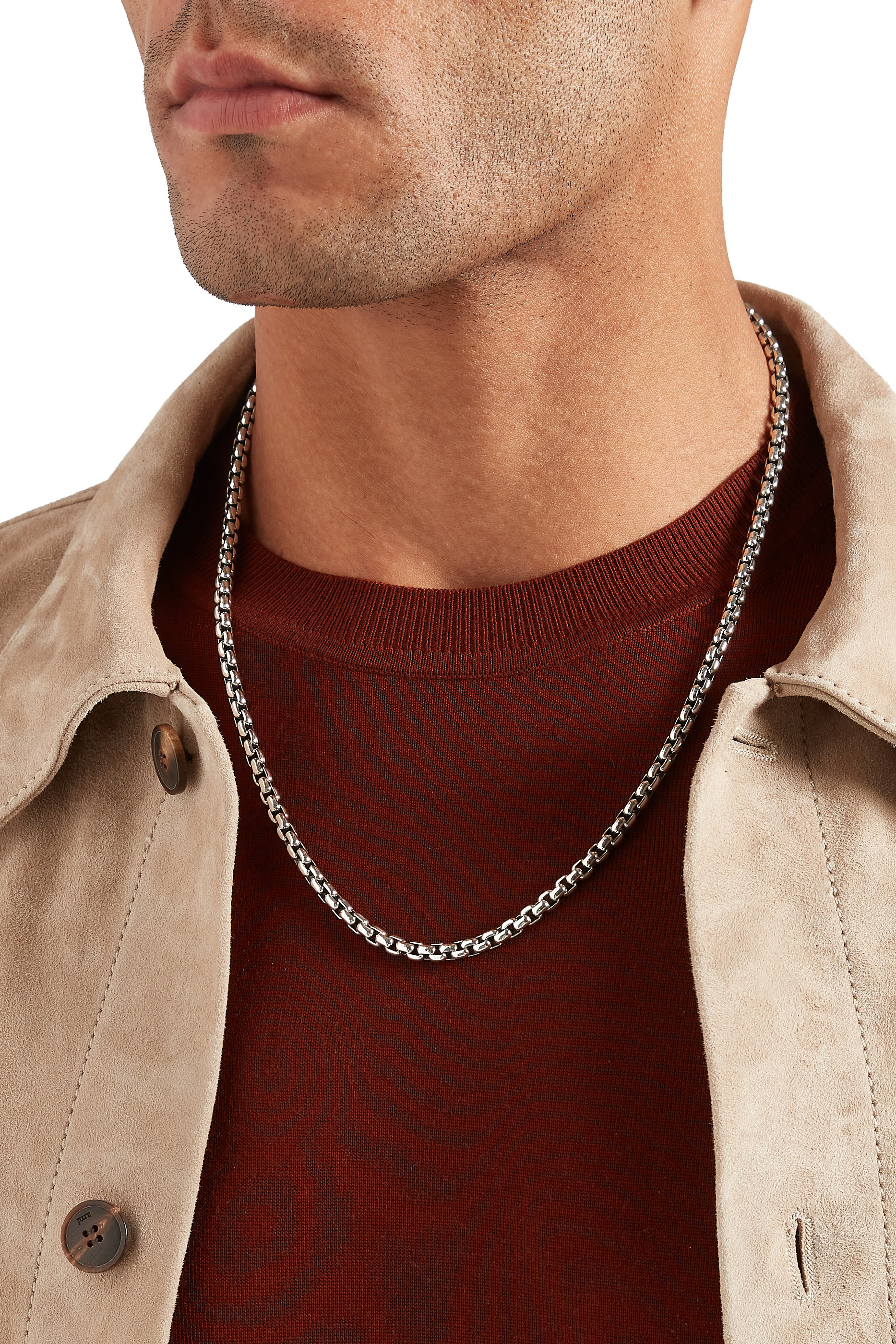 Large Box Chain Necklace