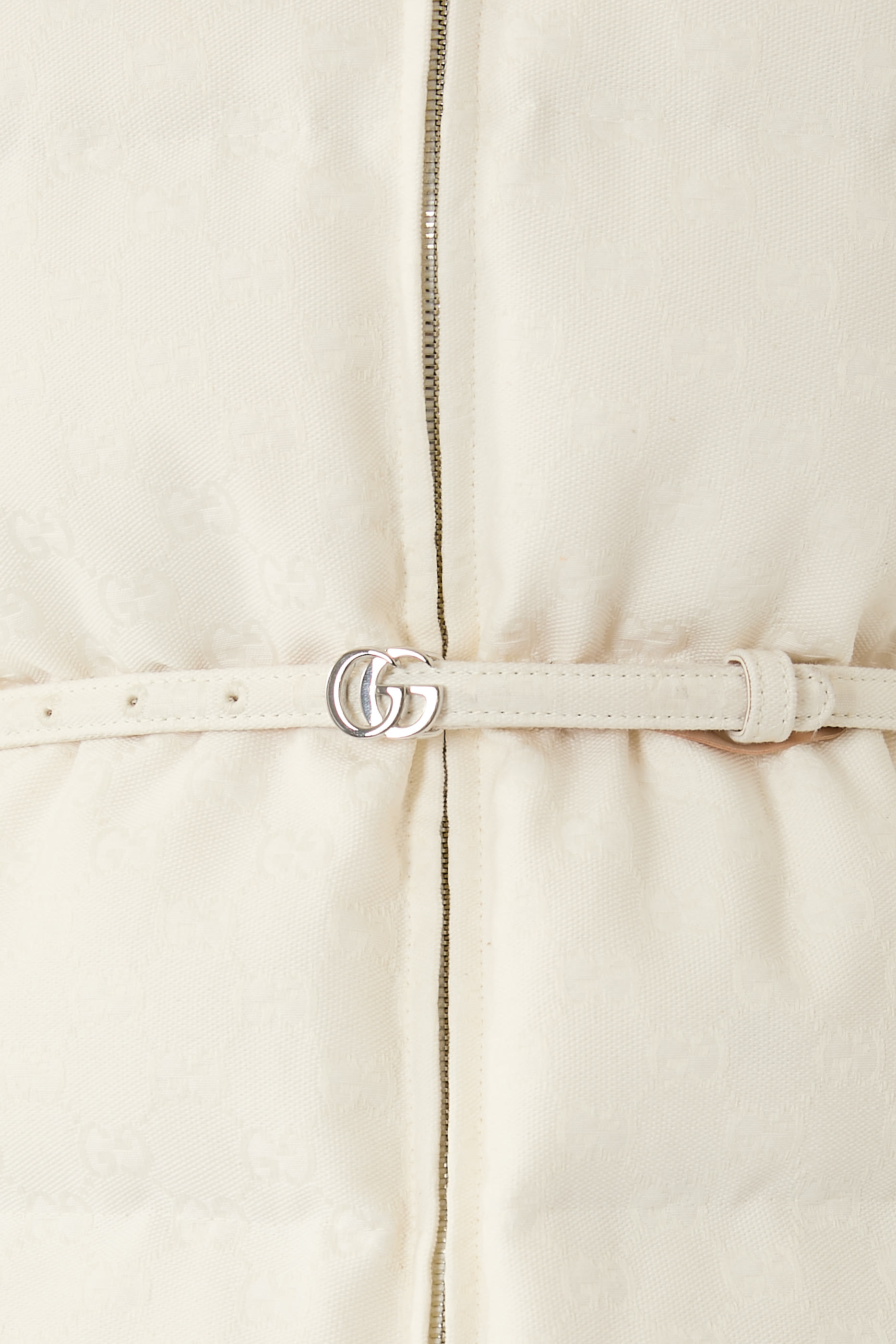 GG Canvas Padded Bomber Jacket