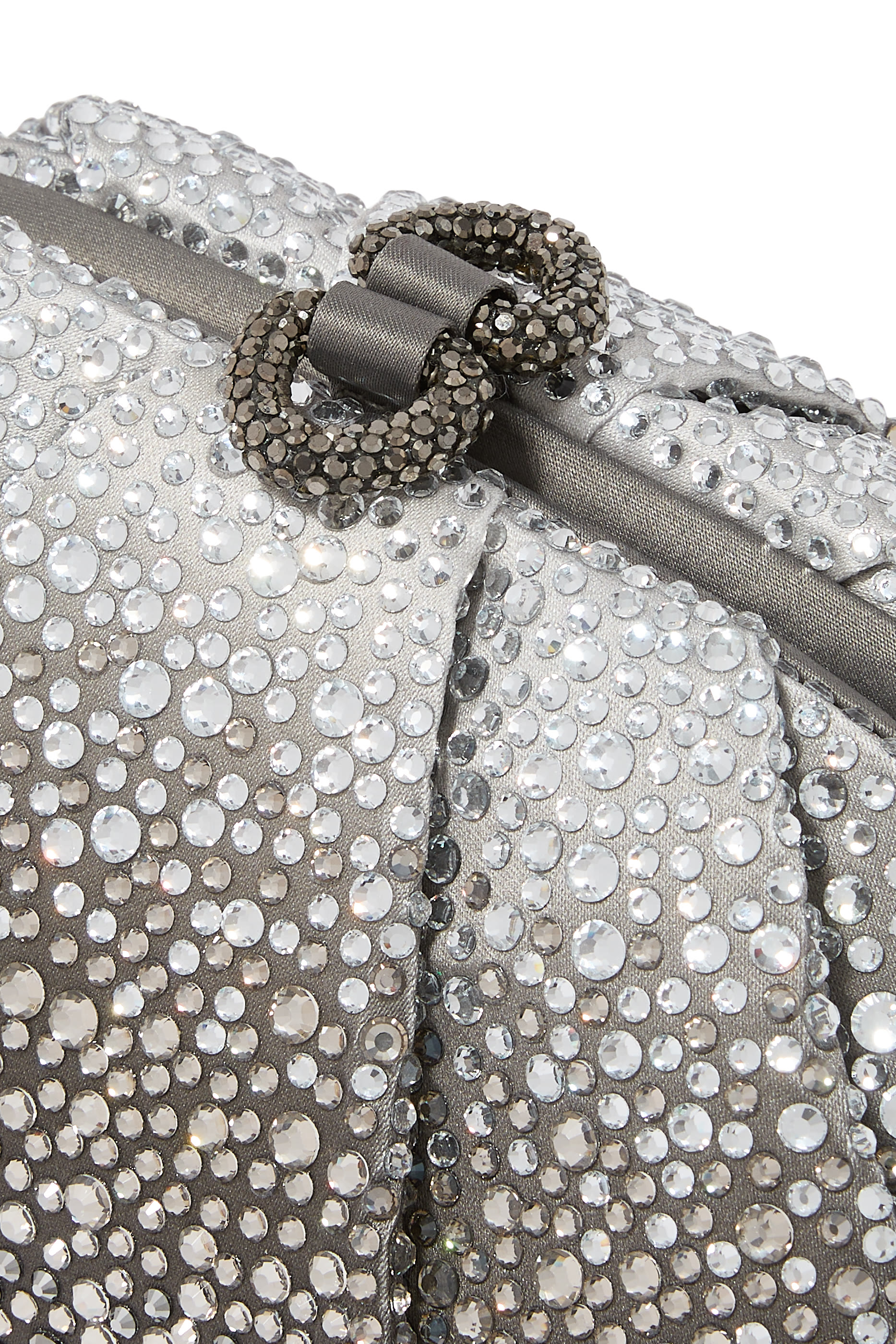 Gemma Crystal Caviar Clutch Bag