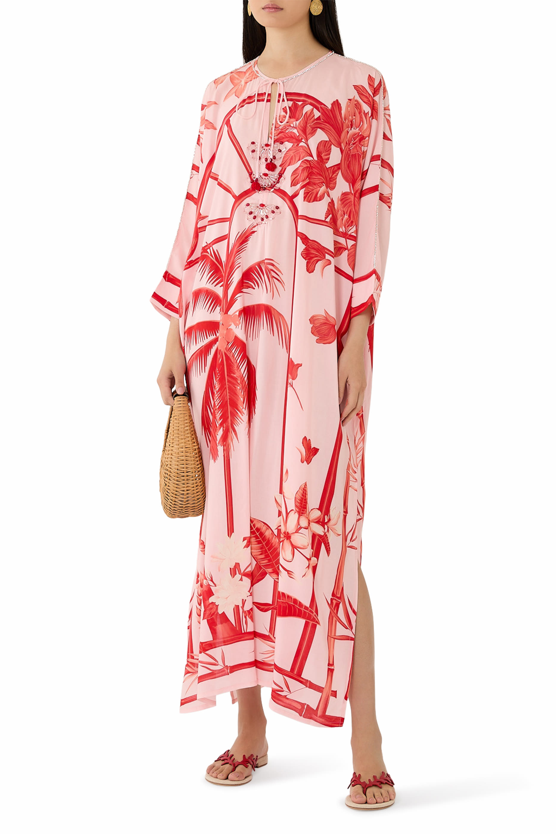  Studded Batwing Kaftan