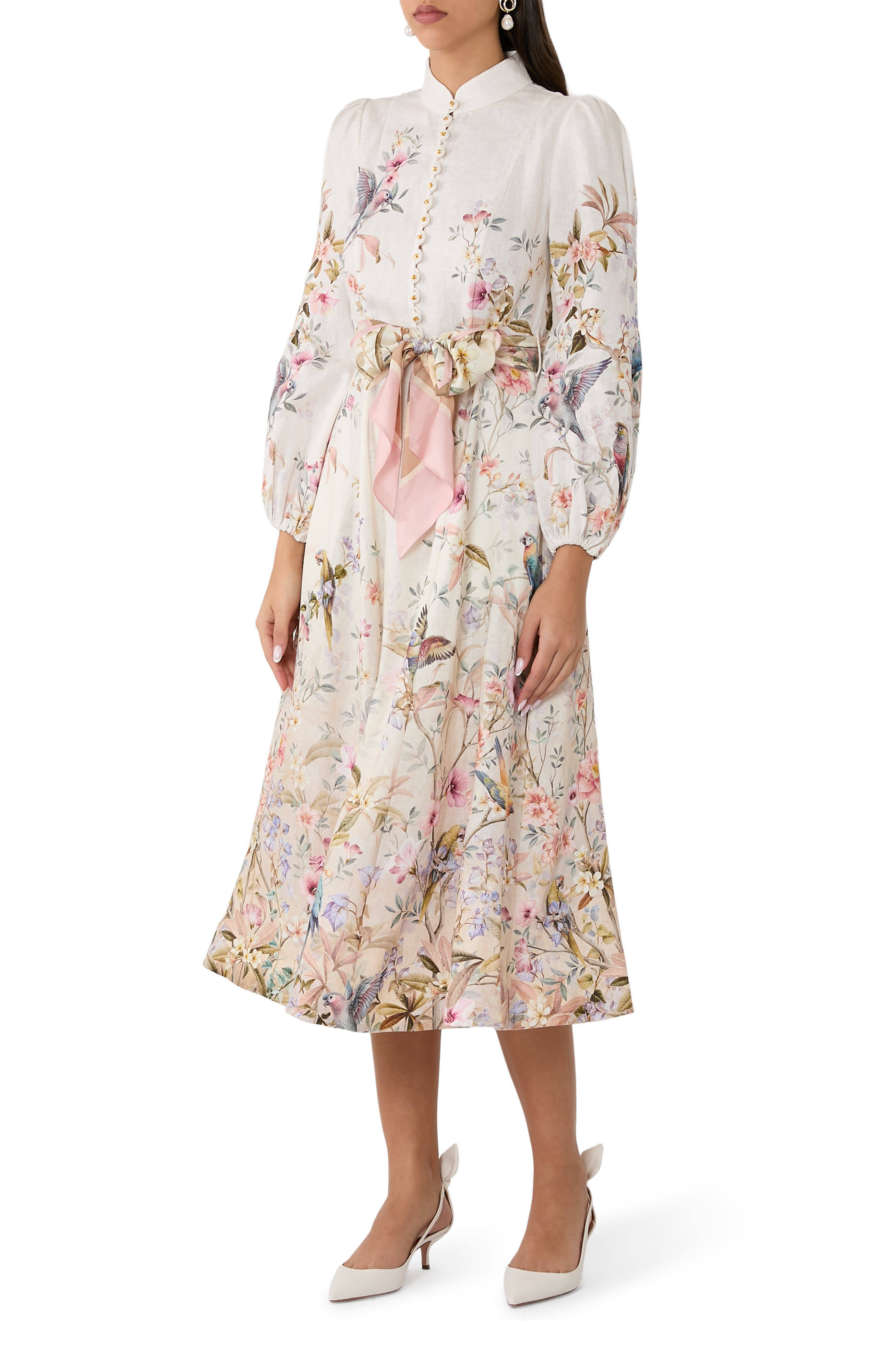 Rebellion Button Midi Dress