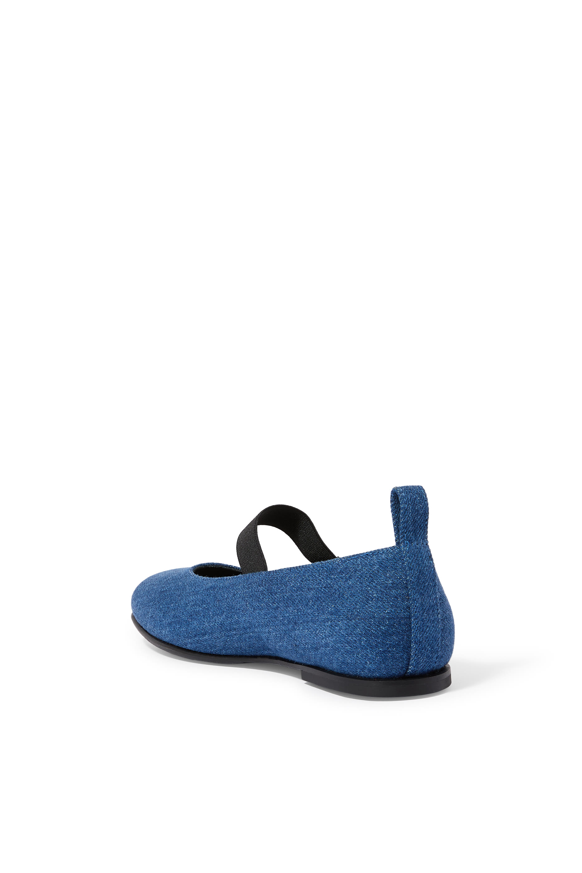 Kids Logo Denim Ballerinas