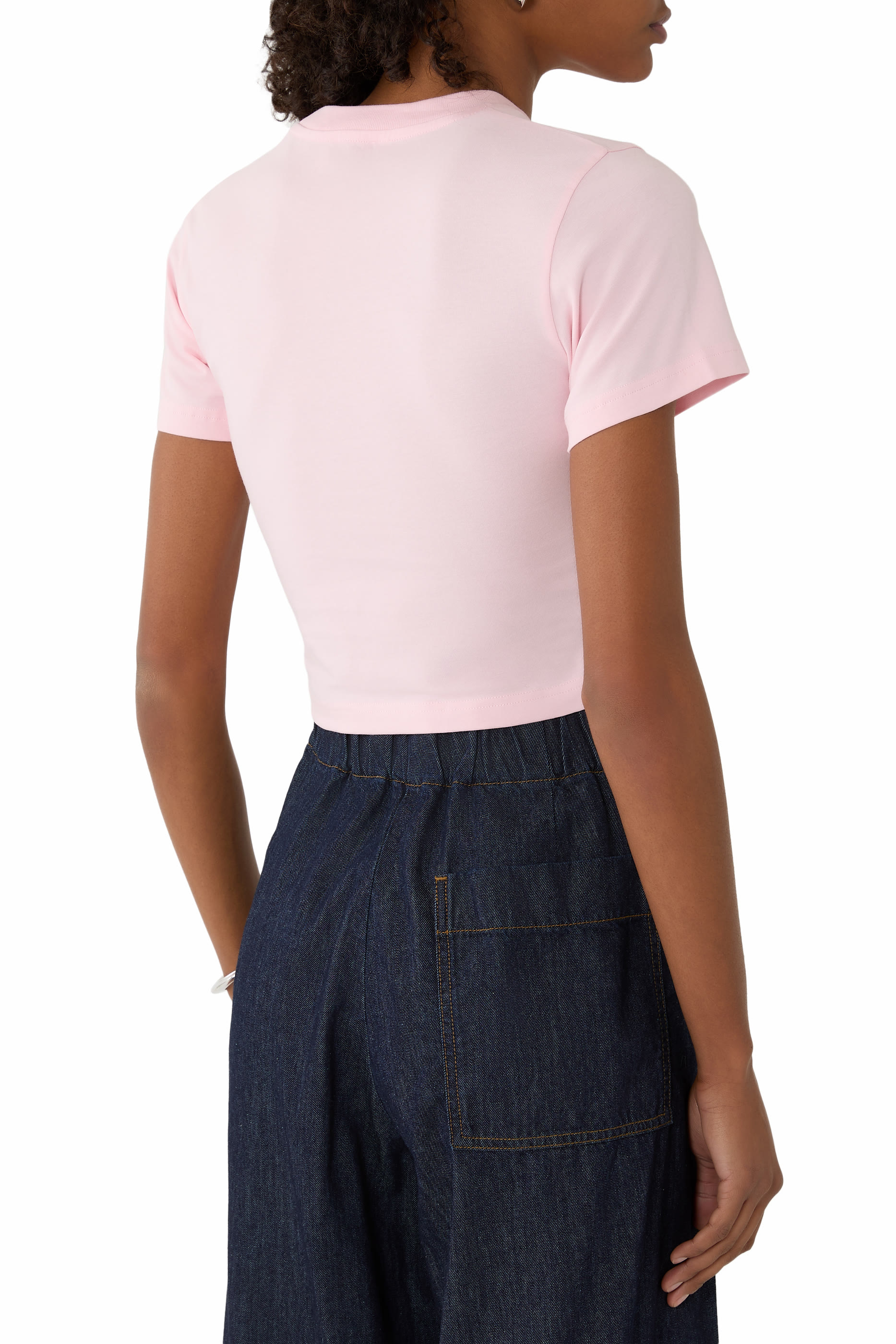 Orchid Logo Crop Baby T-Shirt