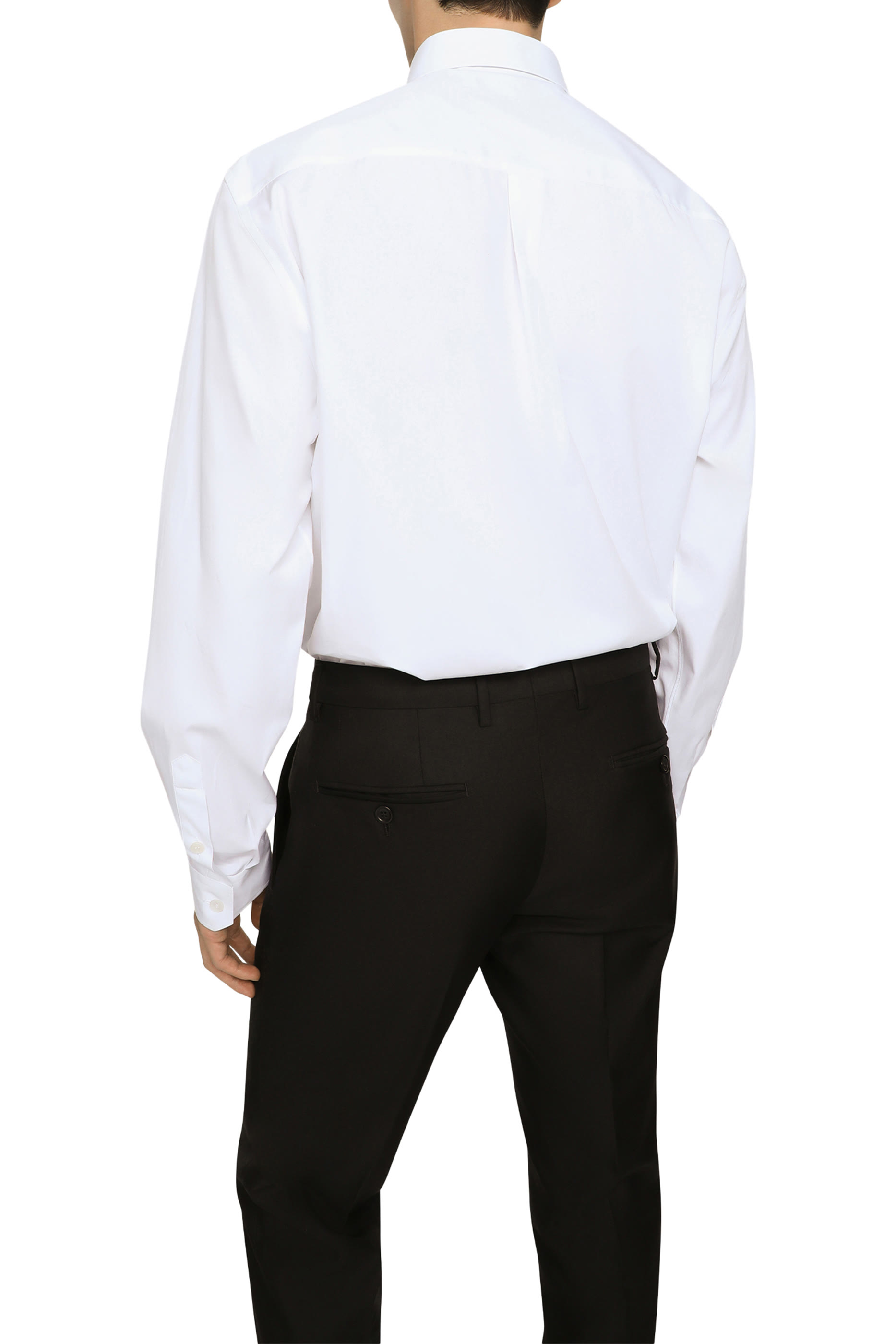 Embroidered Cotton Martini-Fit Shirt