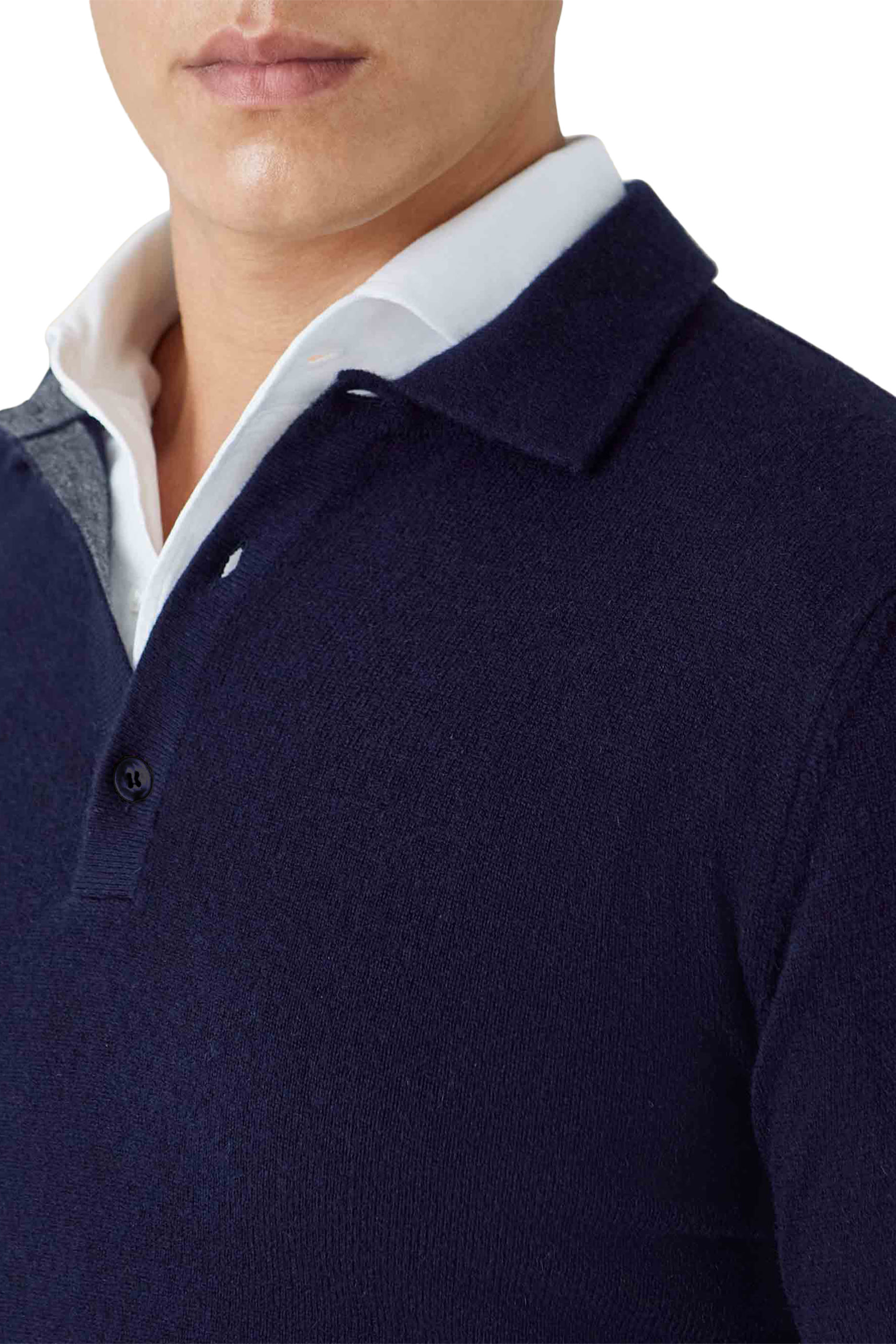  Cashmere Polo Sweater 