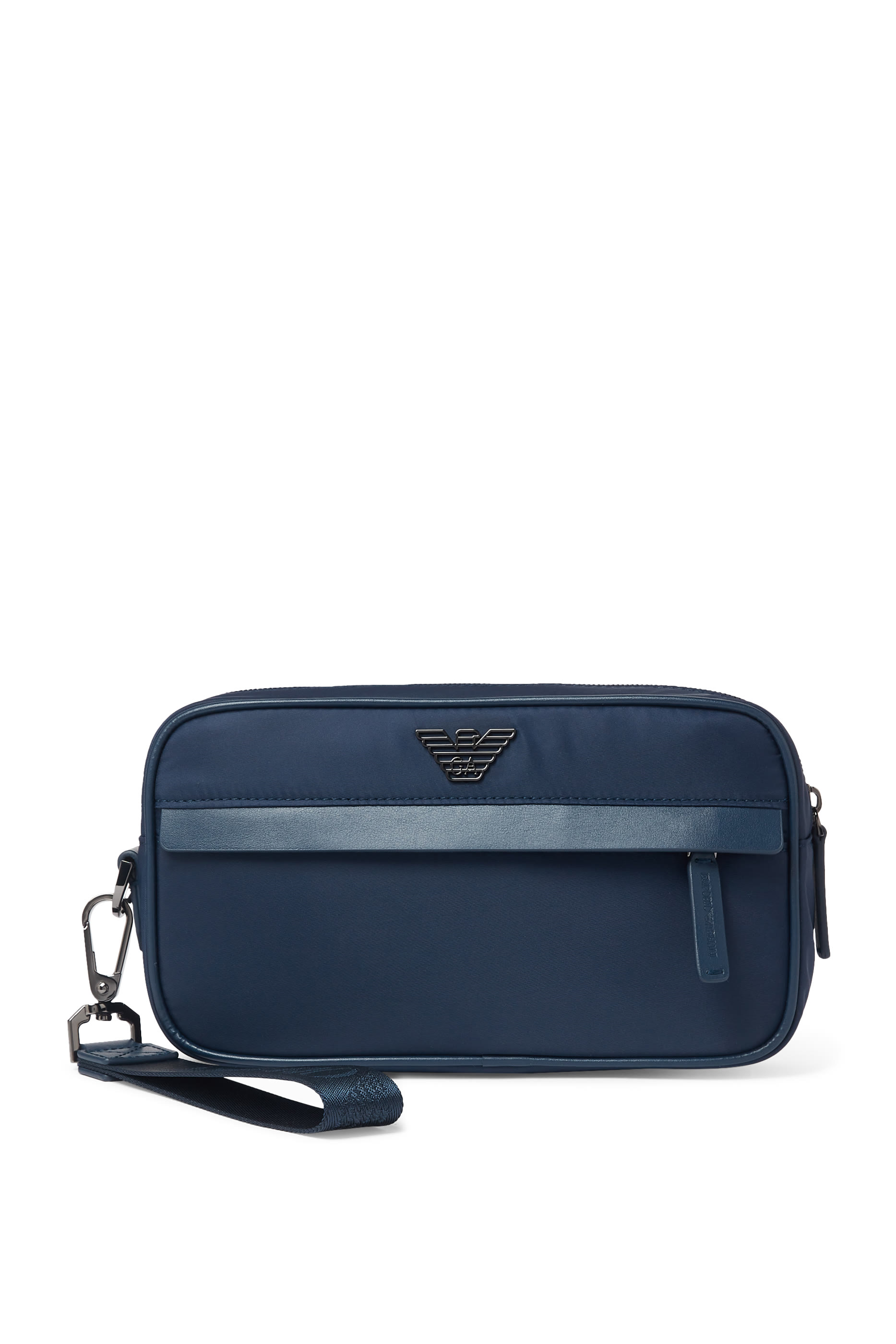 Metal Eagle Logo Nylon Beauty Case