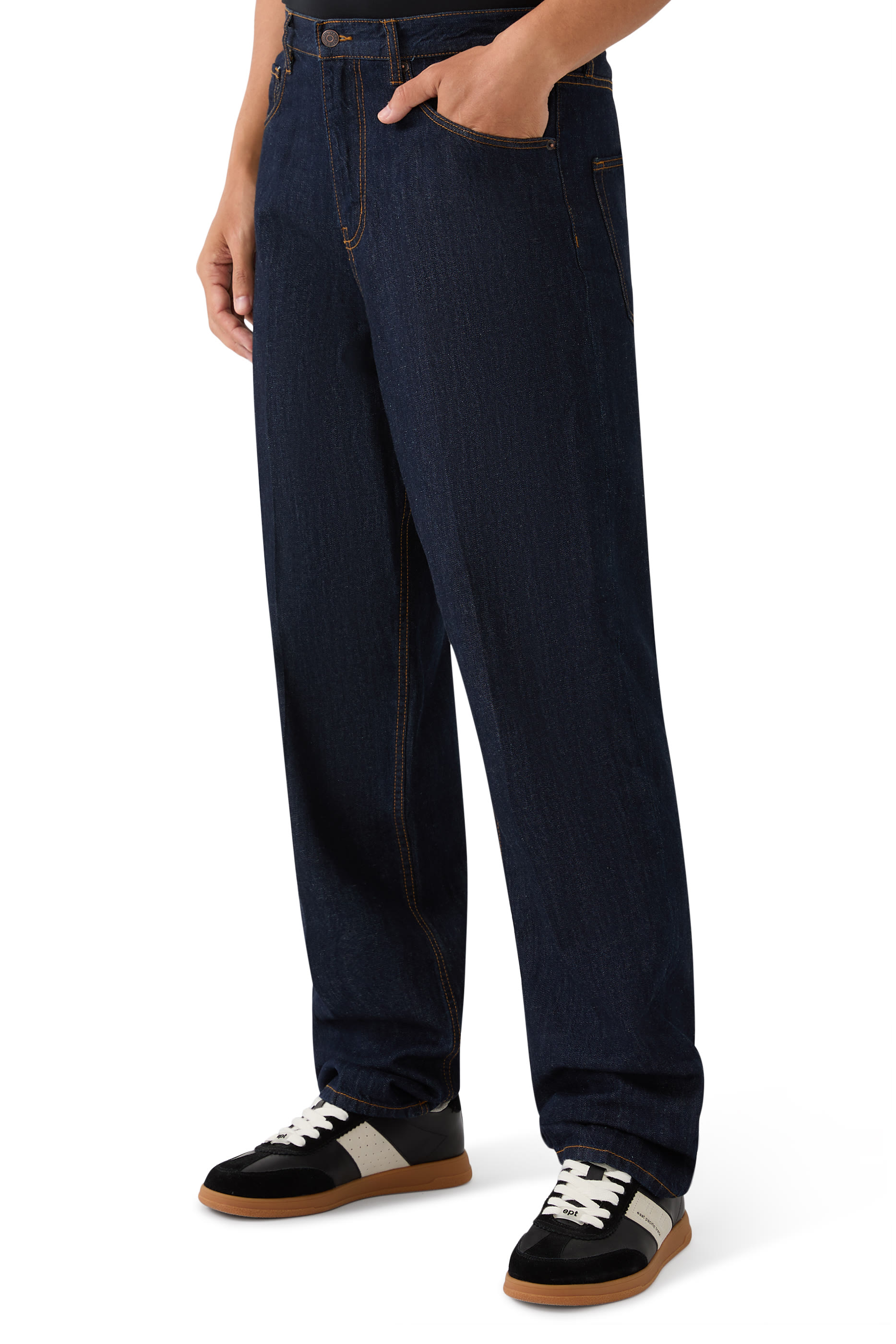 Loose Fit Denim Pants