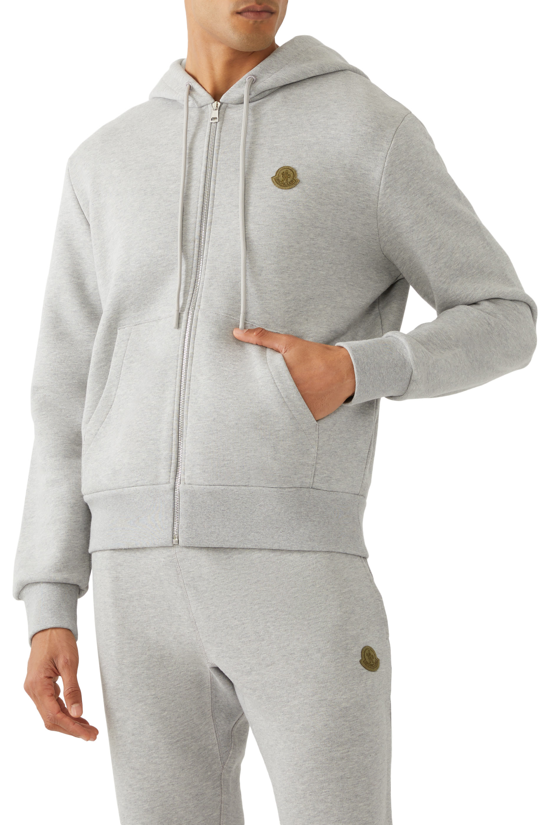 Logo Zip-Up Cardigan