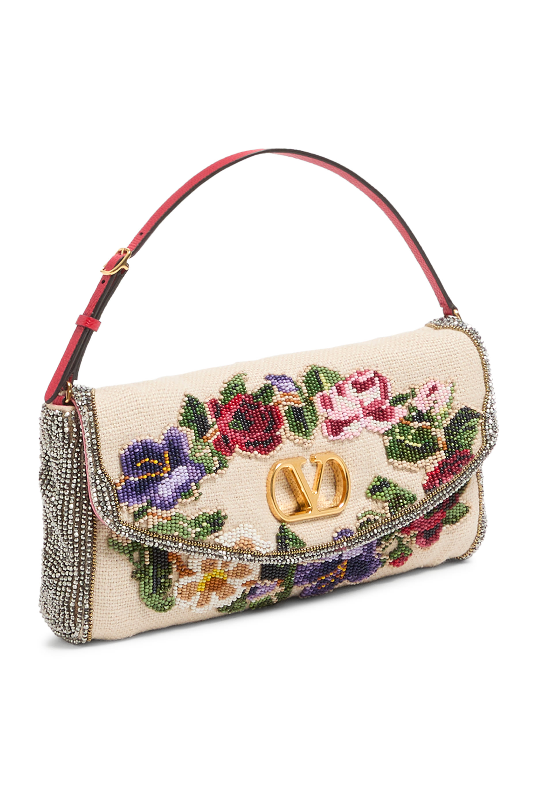 DeVain Embroidered Shoulder Bag 