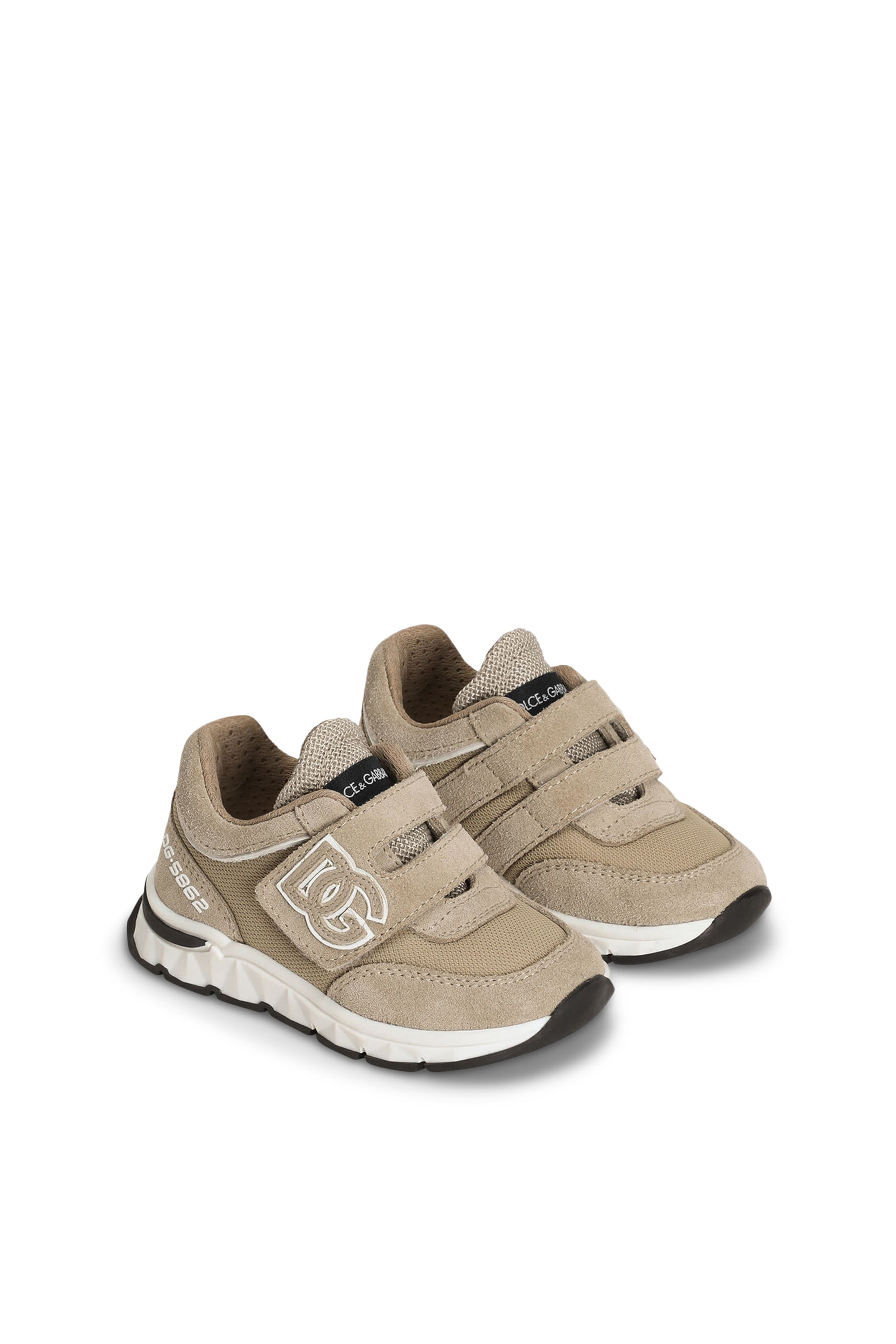 Kids Mesh and Split Leather DG Running Sneakers