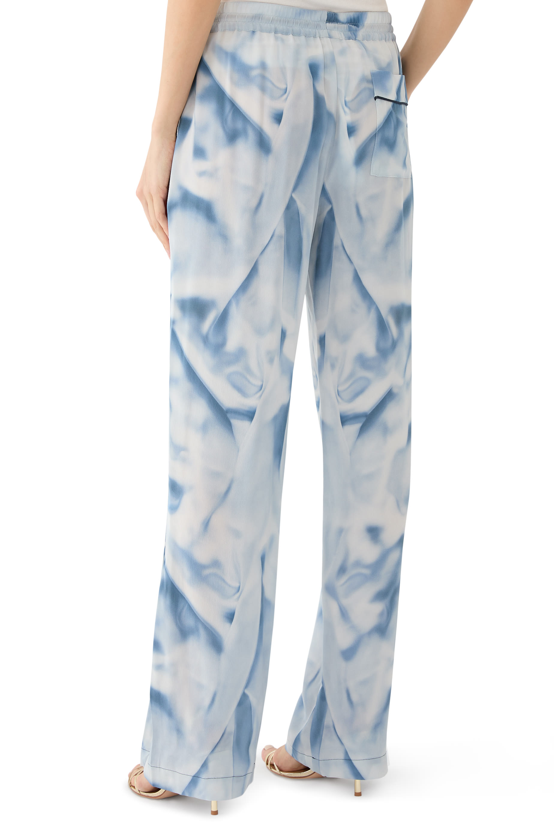 Pleat Detail Pajama Trousers