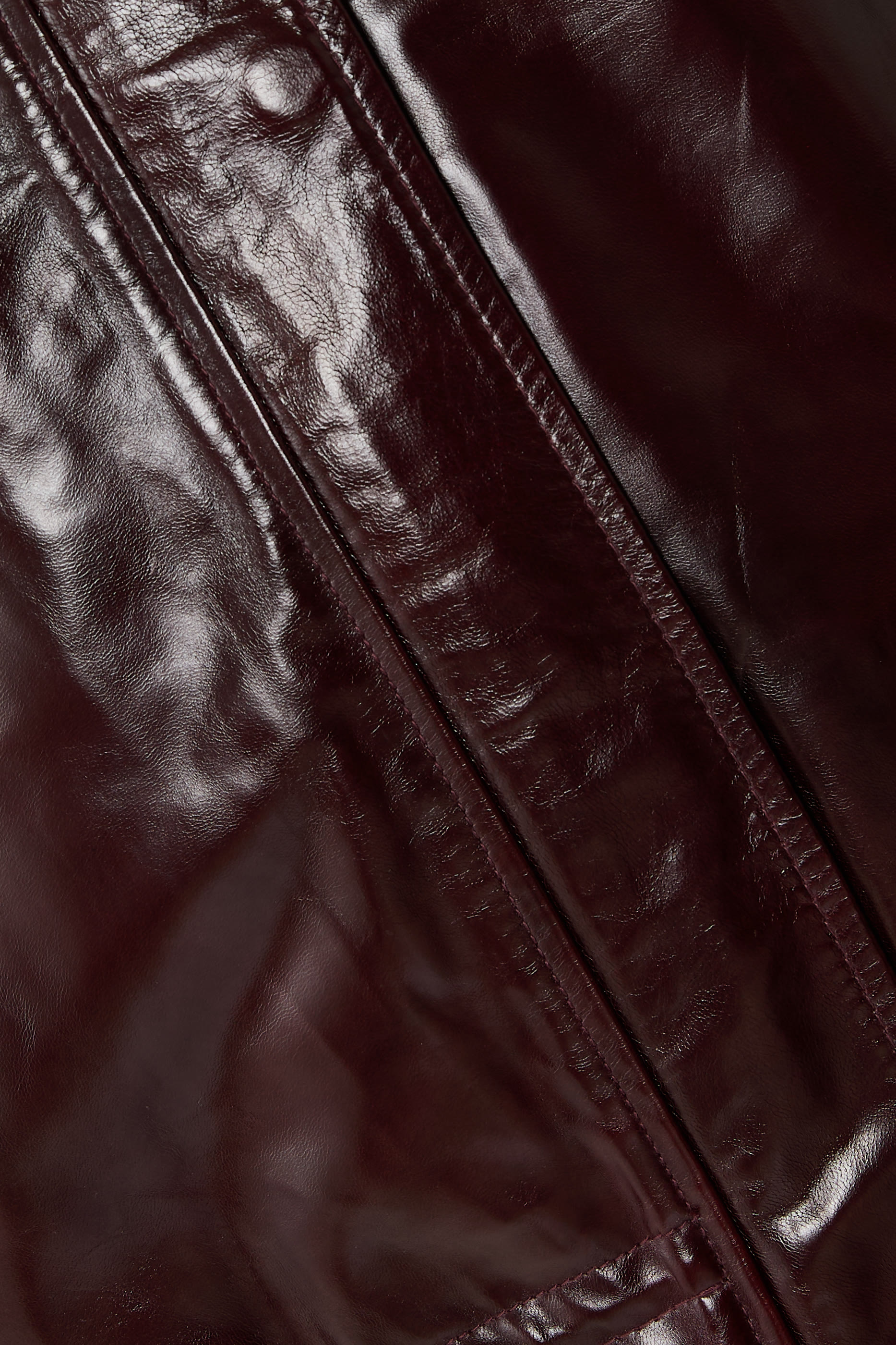 Oversize Leather Jacket 