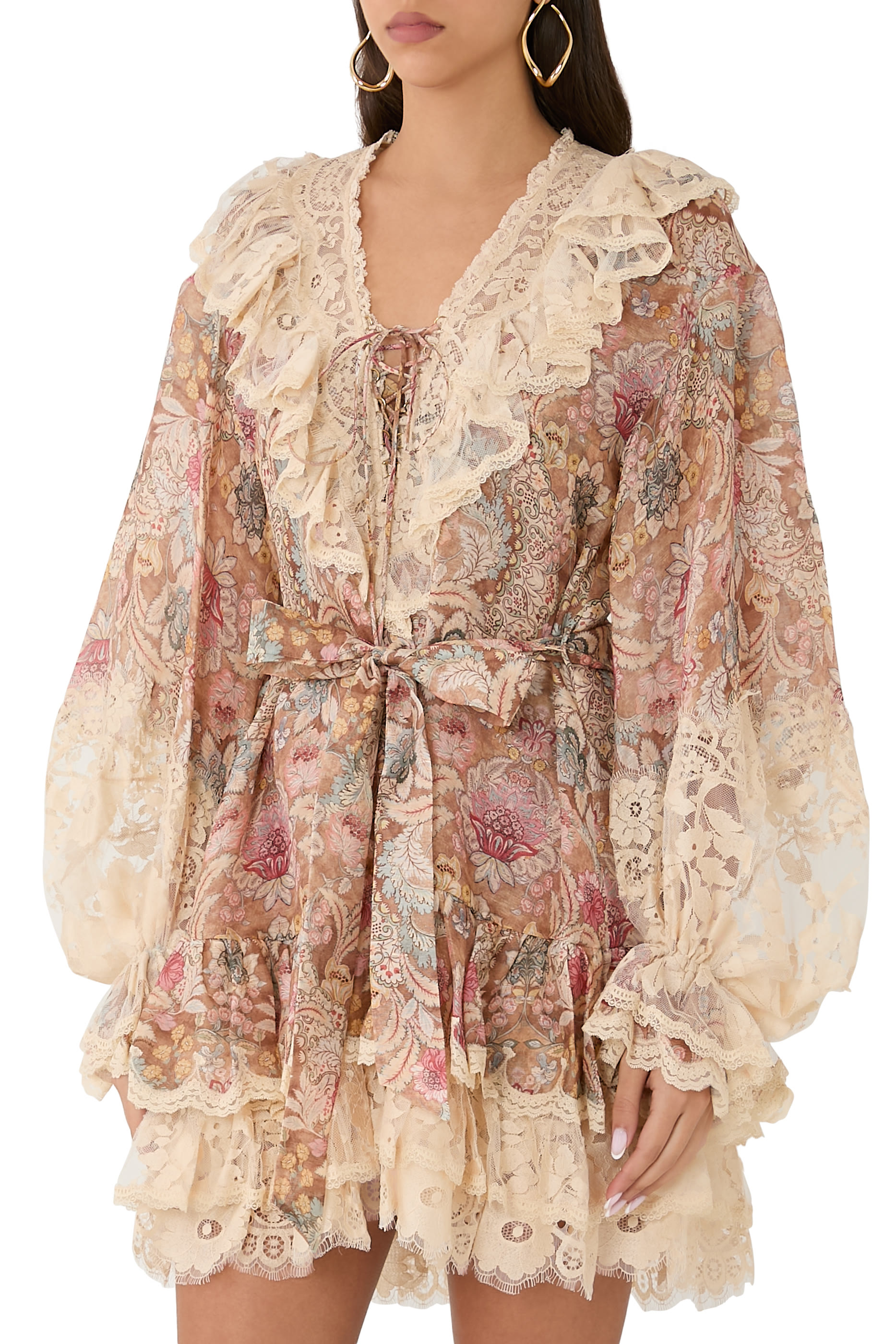 Rebellion Lace-Up Mini Dress