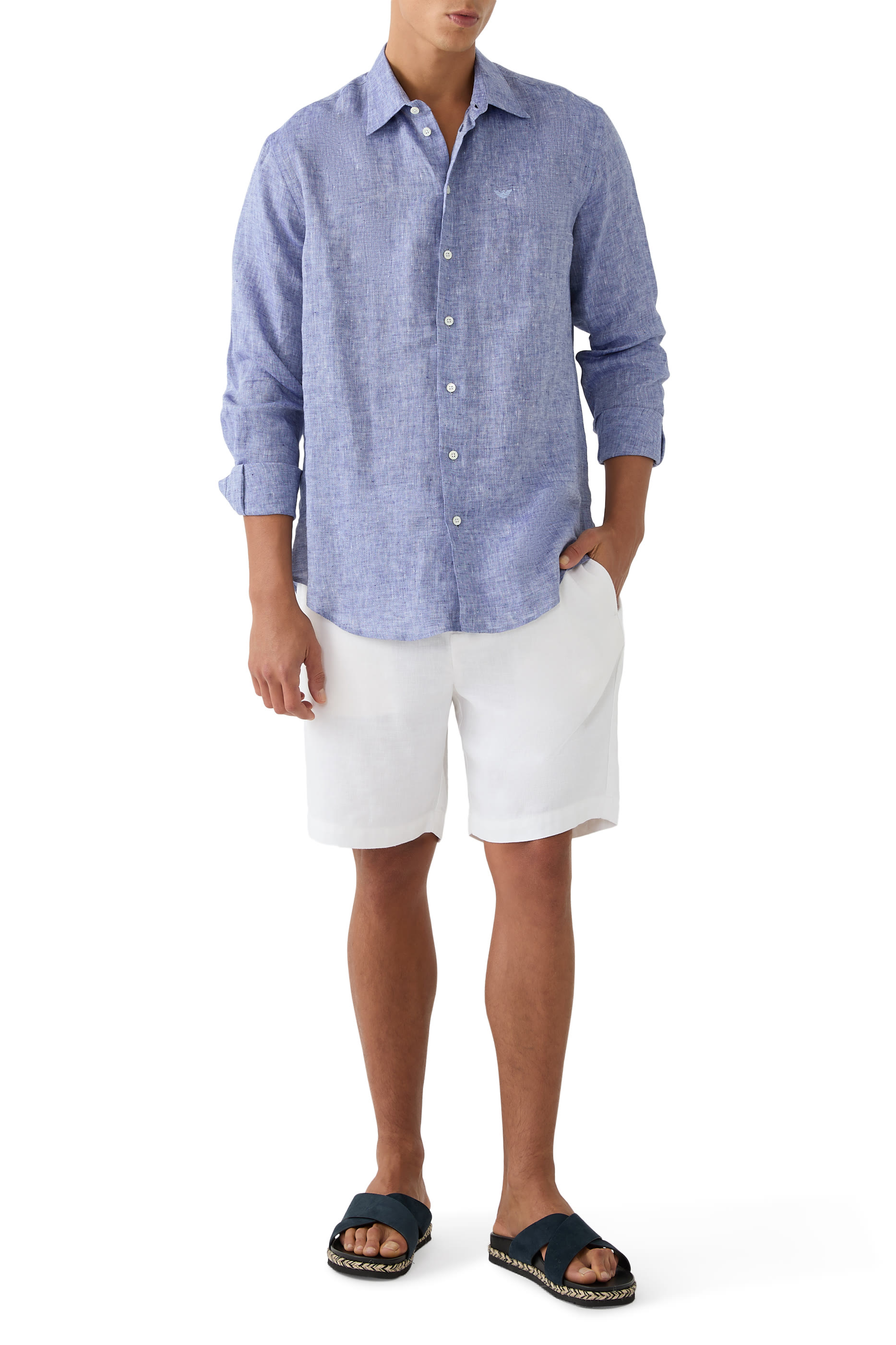 Slim Fit Linen Shirt