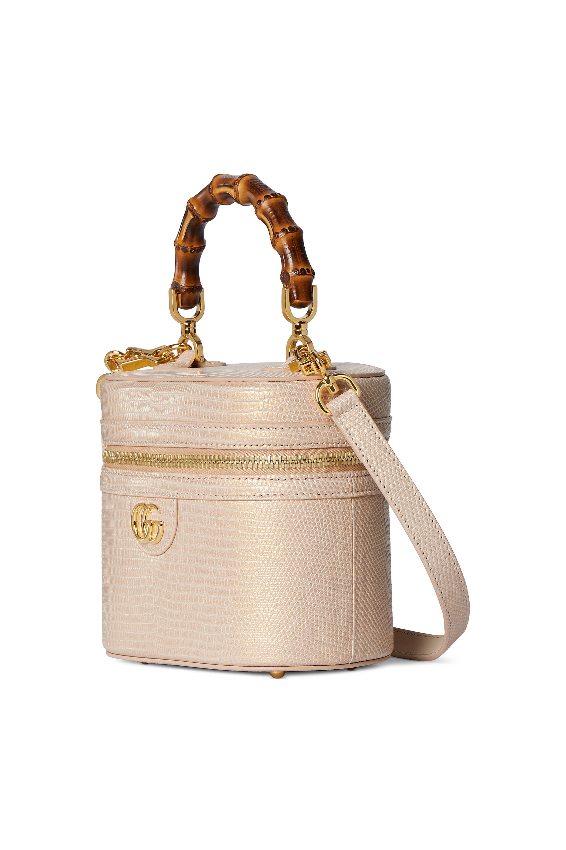 Bamboo Handle Mini Vanity Bag