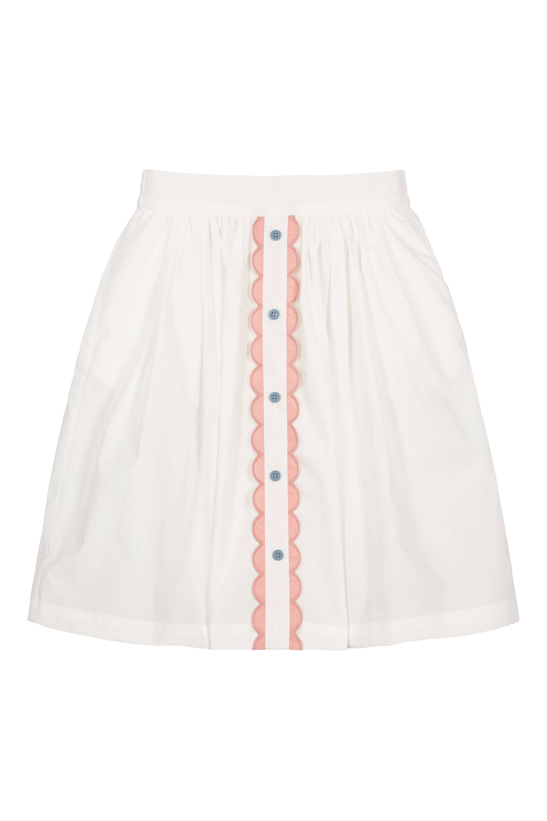 Kids Scalloped-Detail Skirt