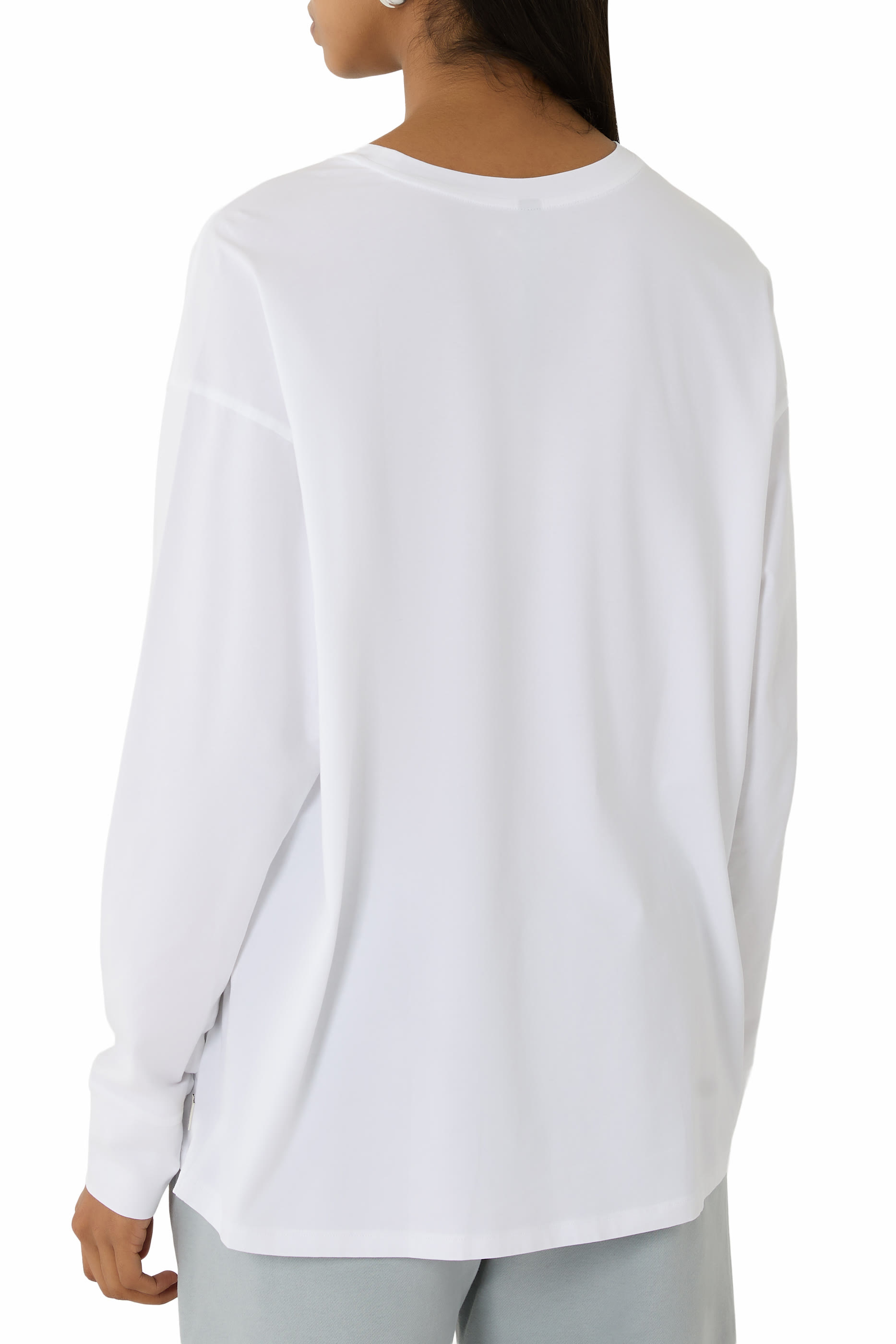  Long-Sleeve Feather T-Shirt