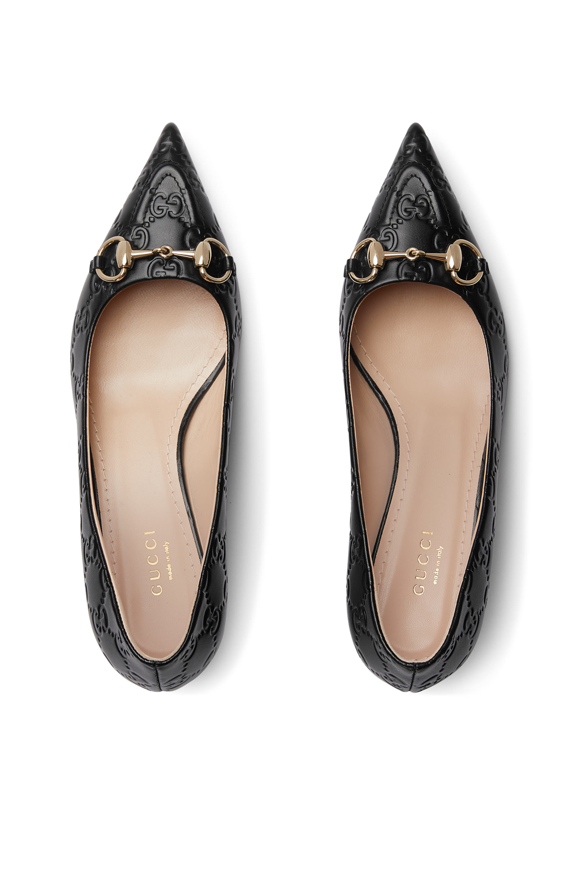 GG Logo 45 Horsebit Pumps