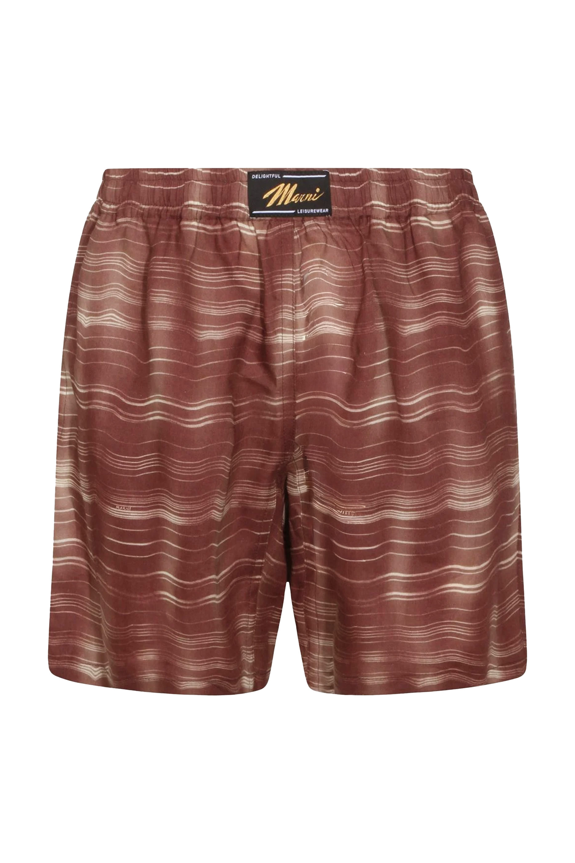 Striped Ramie Shorts
