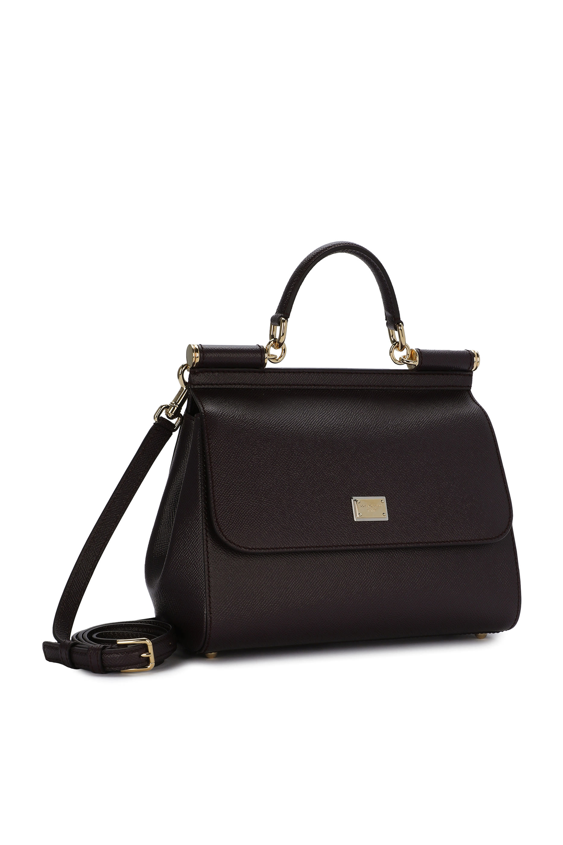 Large Dauphine Calfskin Sicily Bag