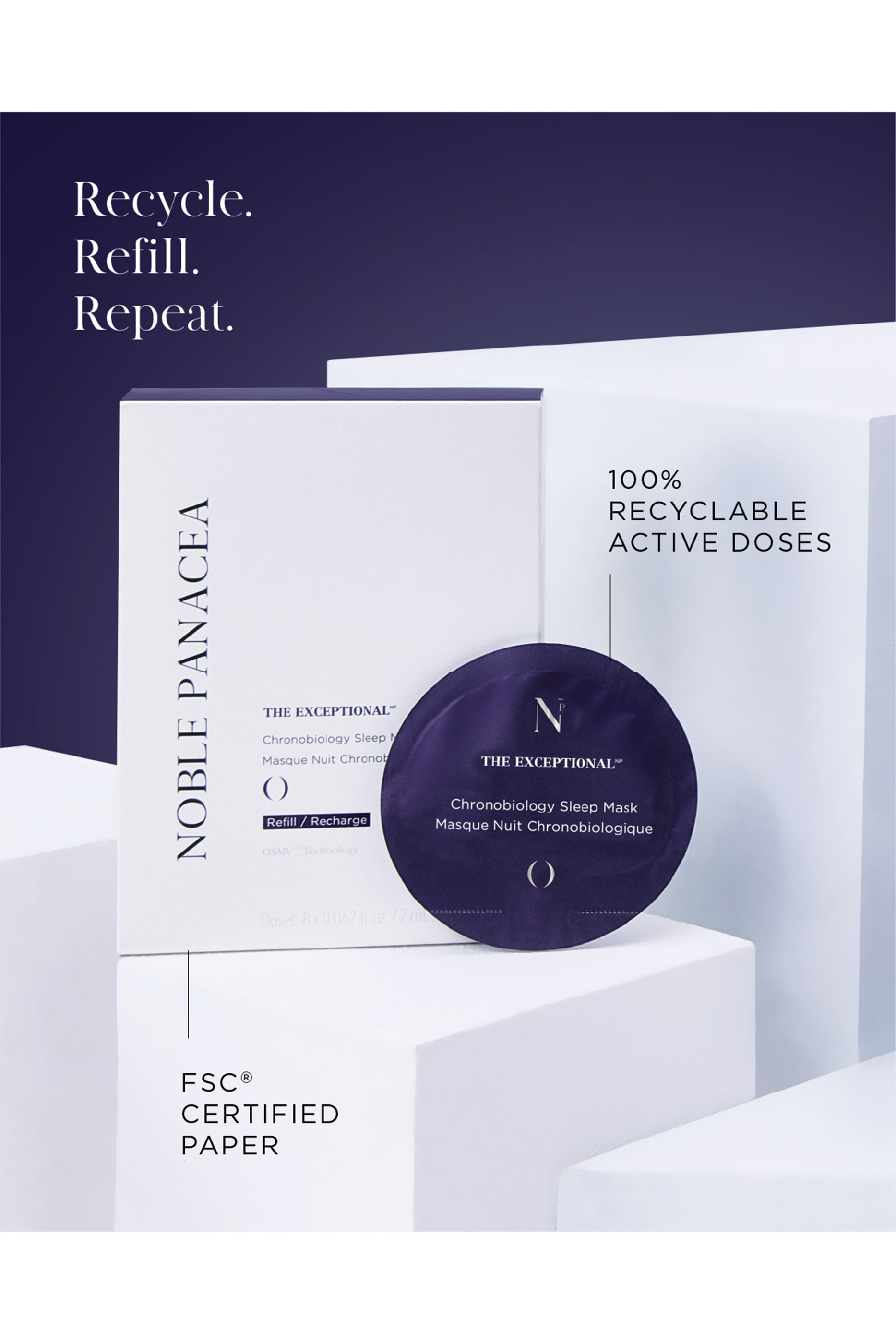 The Exceptional Chronobiology Sleep Mask Refill