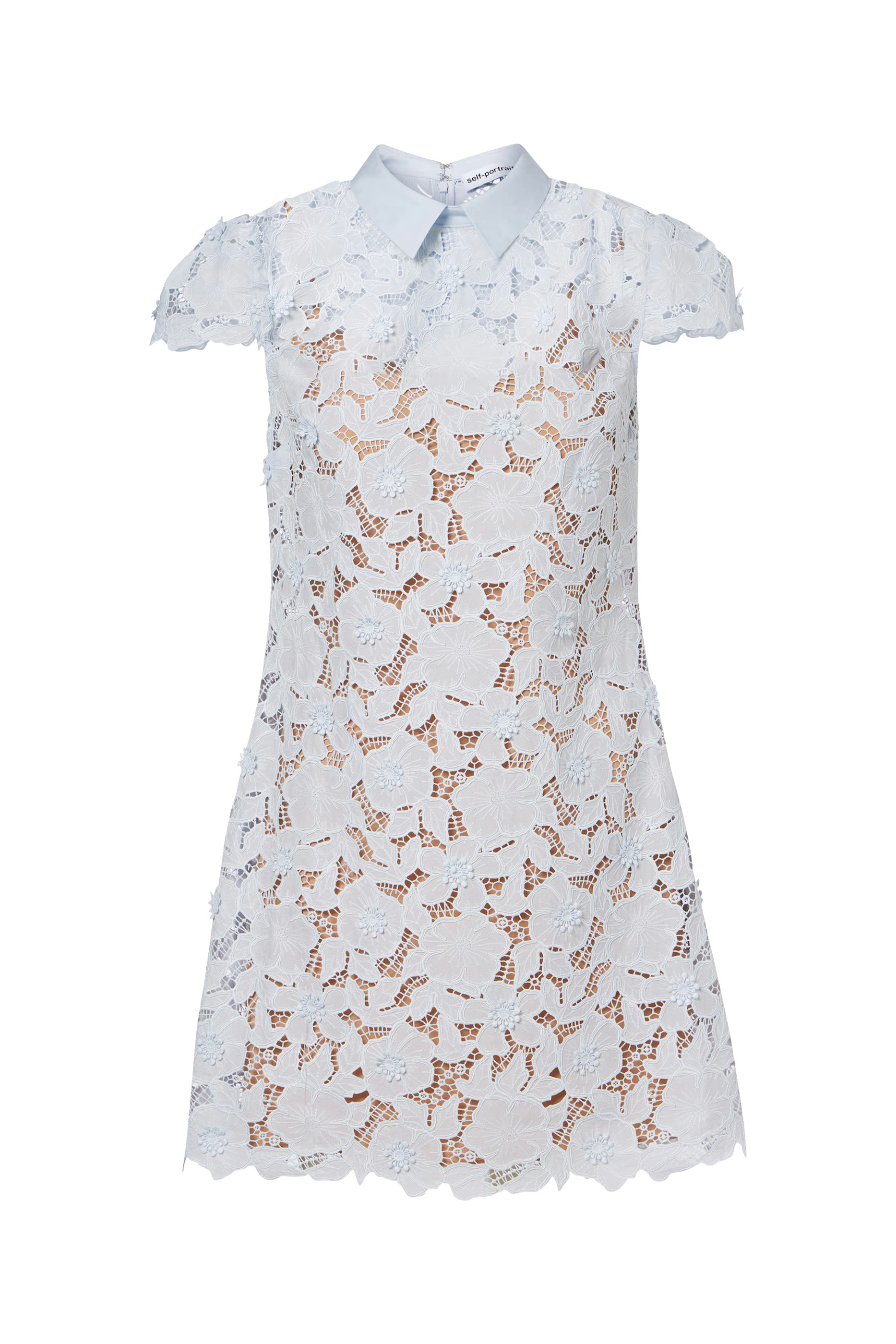 Guipure Lace Mini Dress