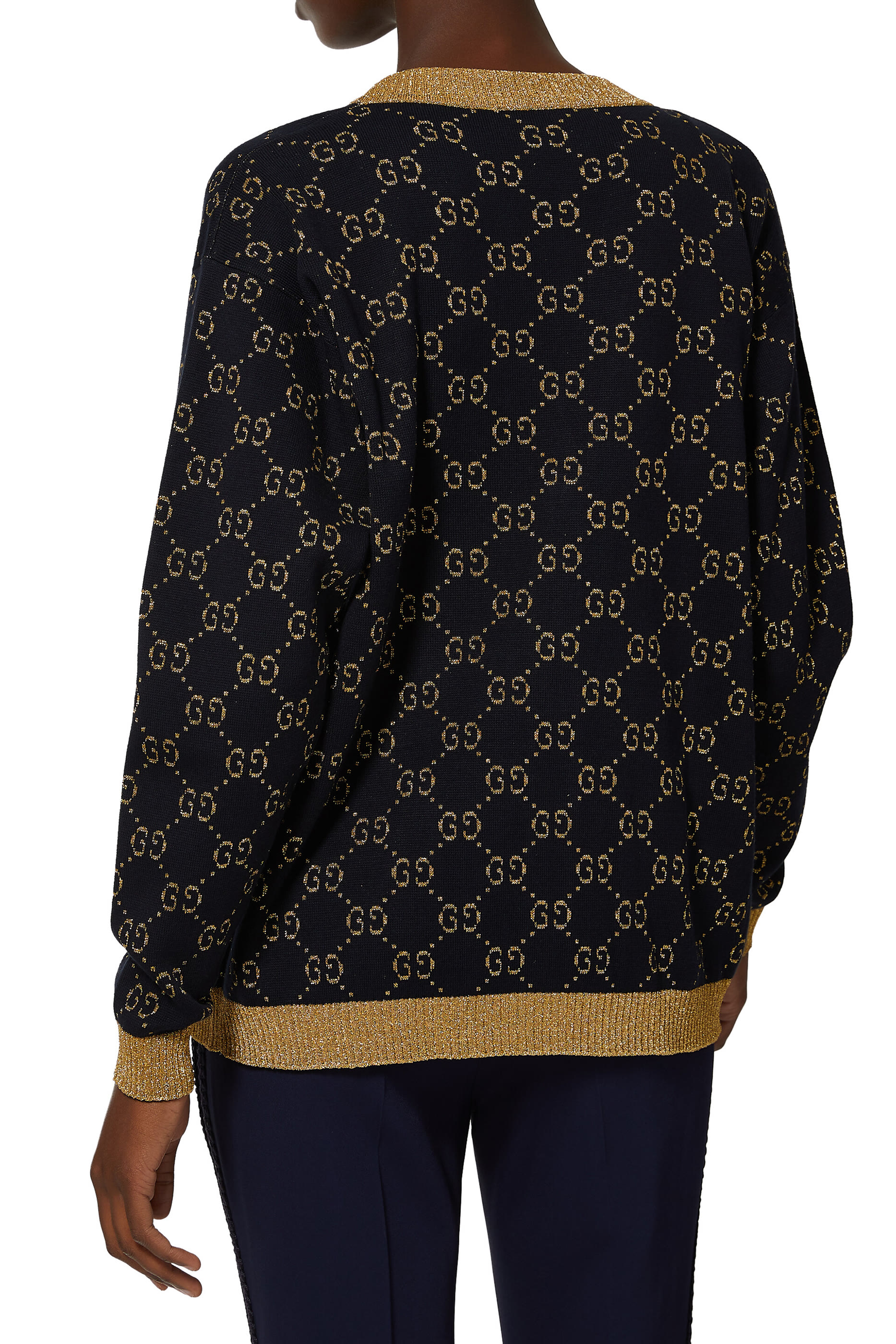 Cotton Lam&eacute; Cardigan