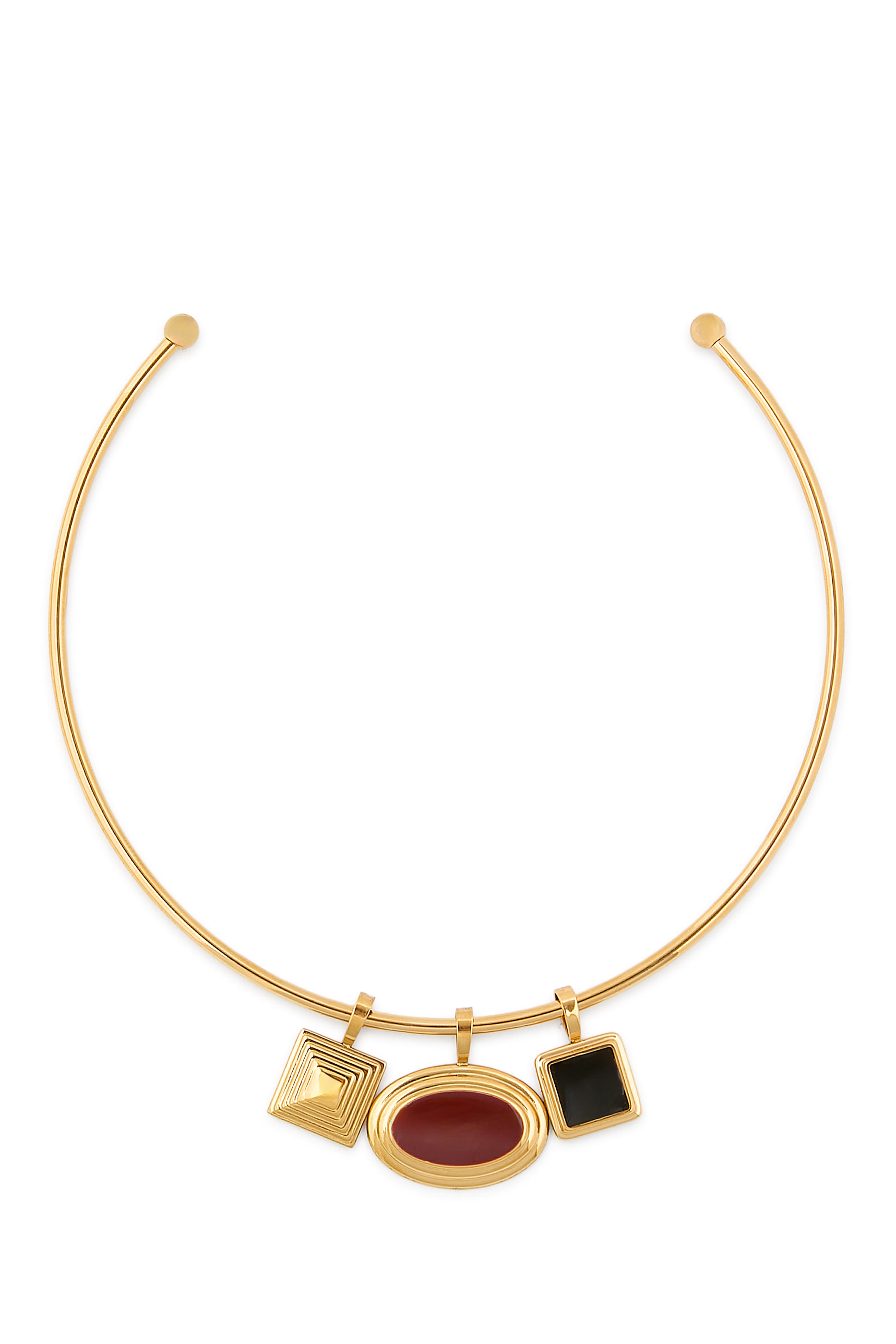  Solene Choker Set, 18k Gold Plated PVD Stainless Steel