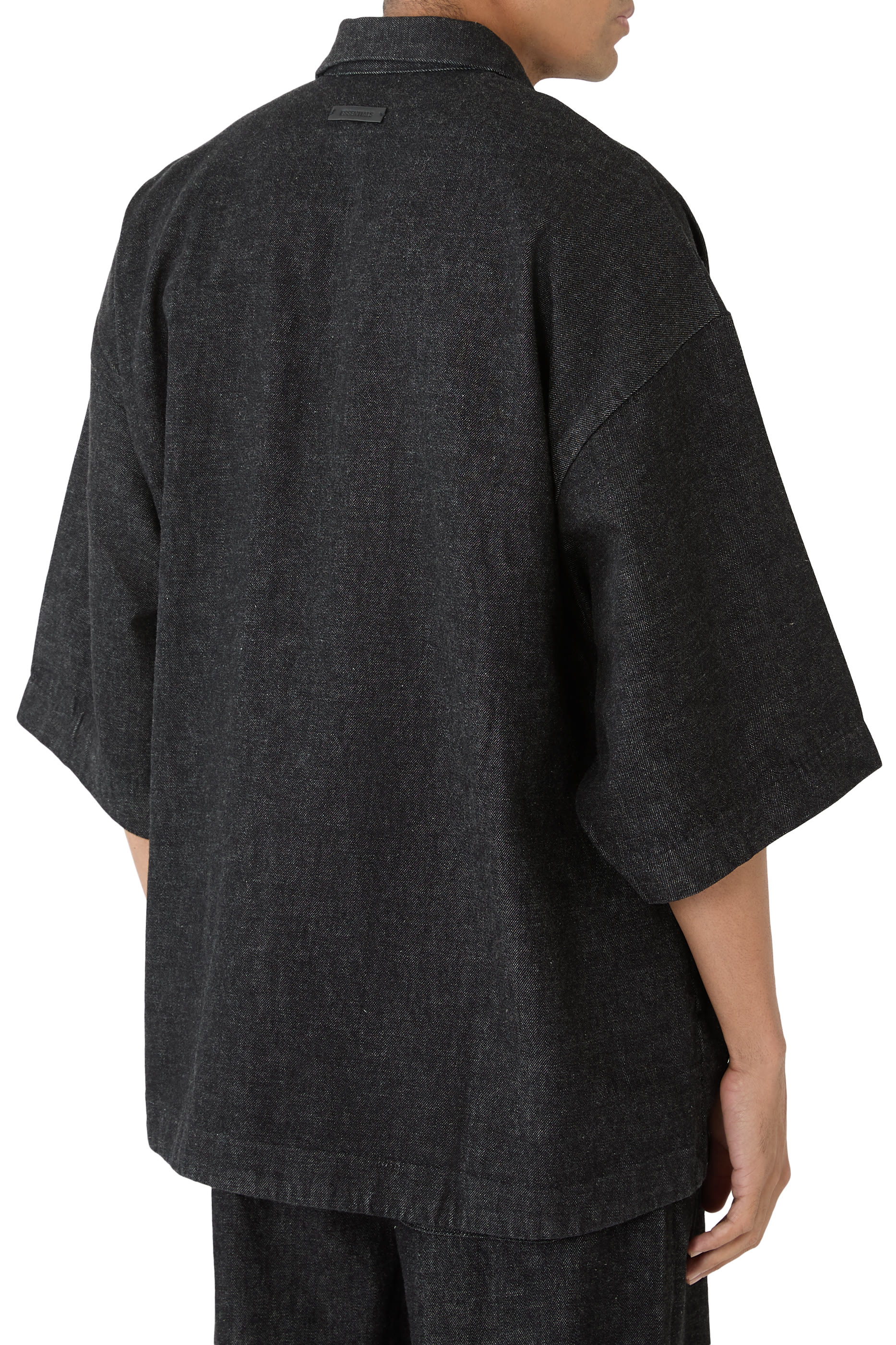 Denim Full Zip Work Shirt