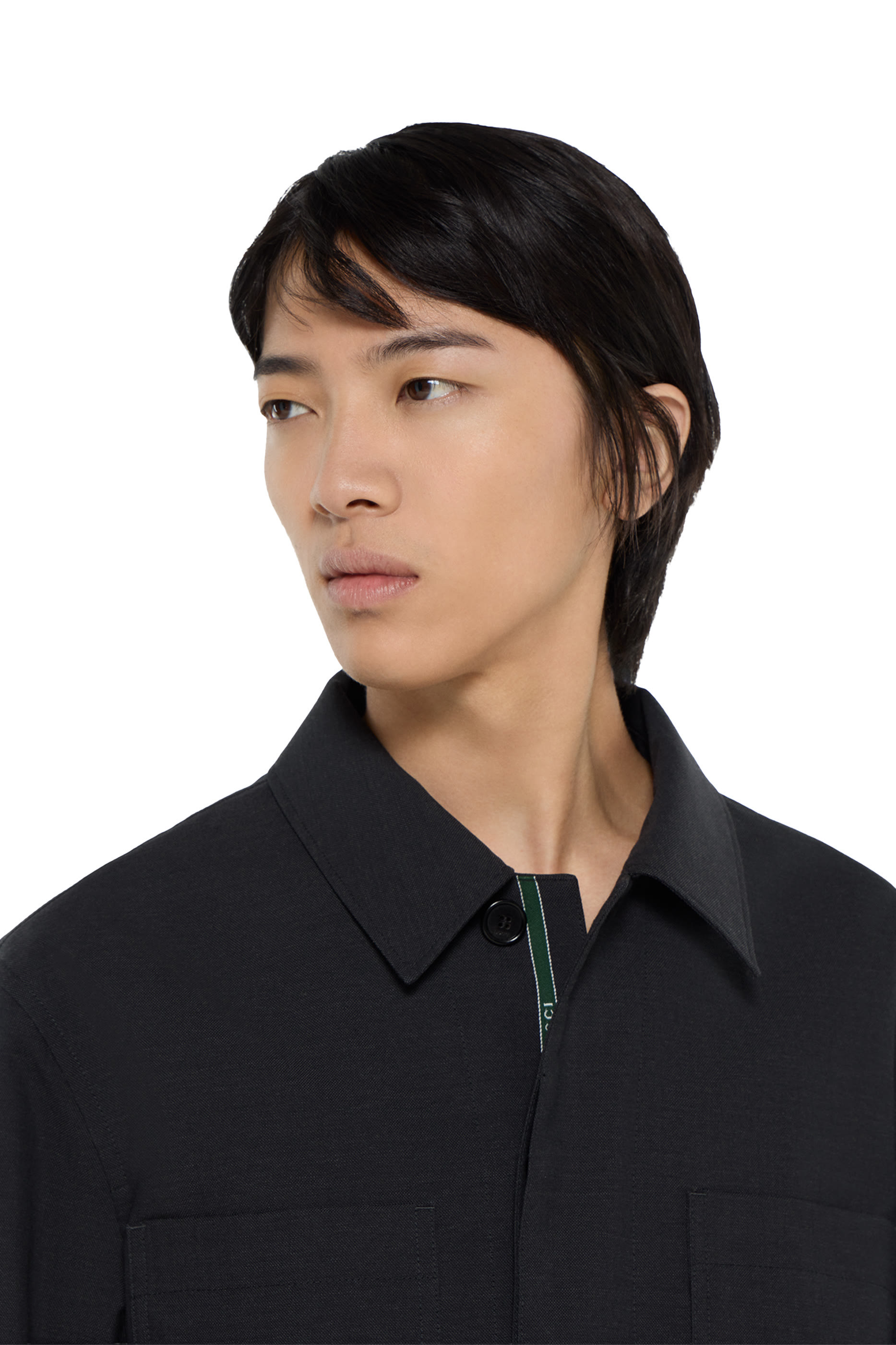 Selvedge Detail Wool Jacket