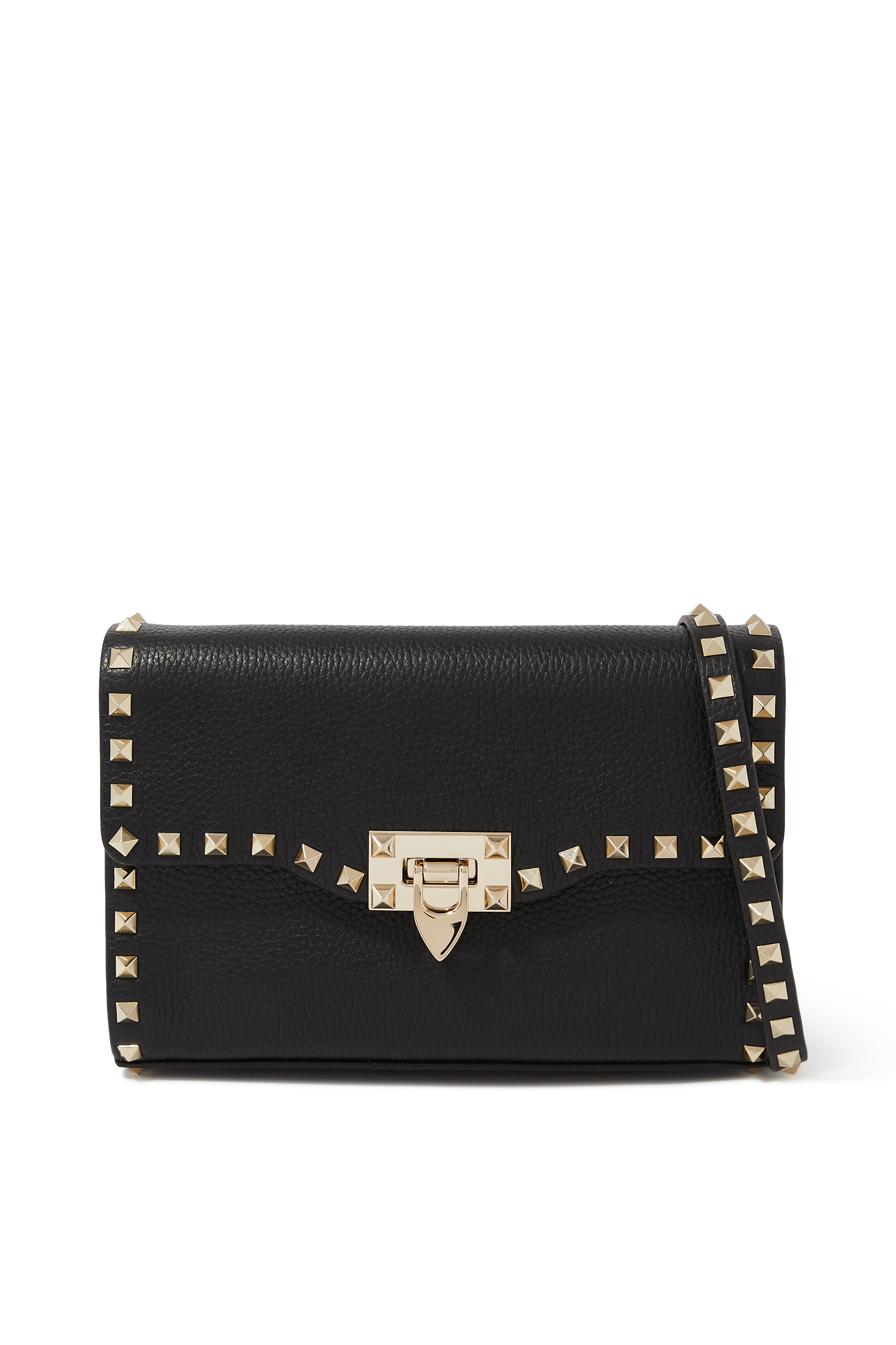 Rockstud Leather Crossbody Bag