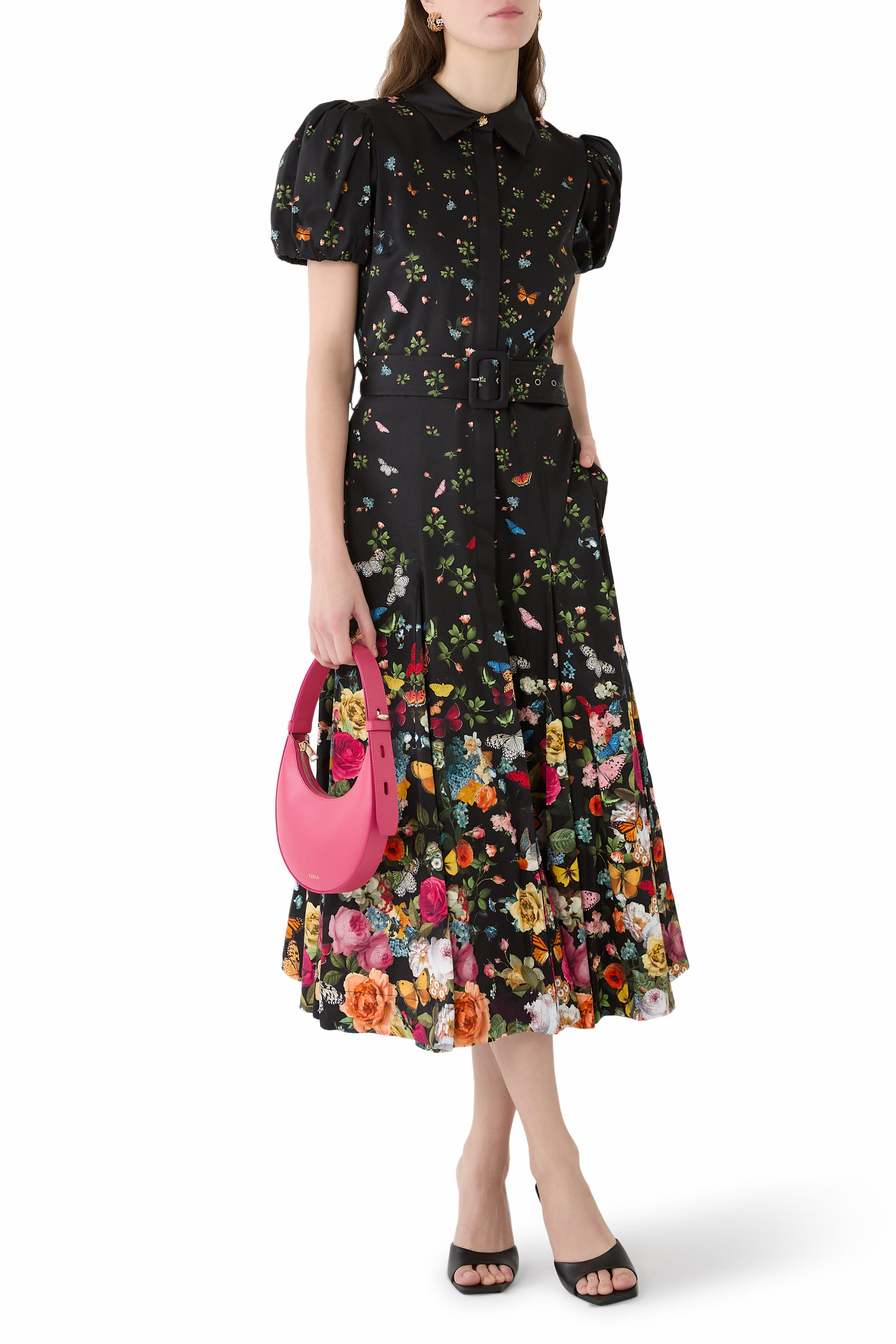 Henrietta Midi Dress with Belt