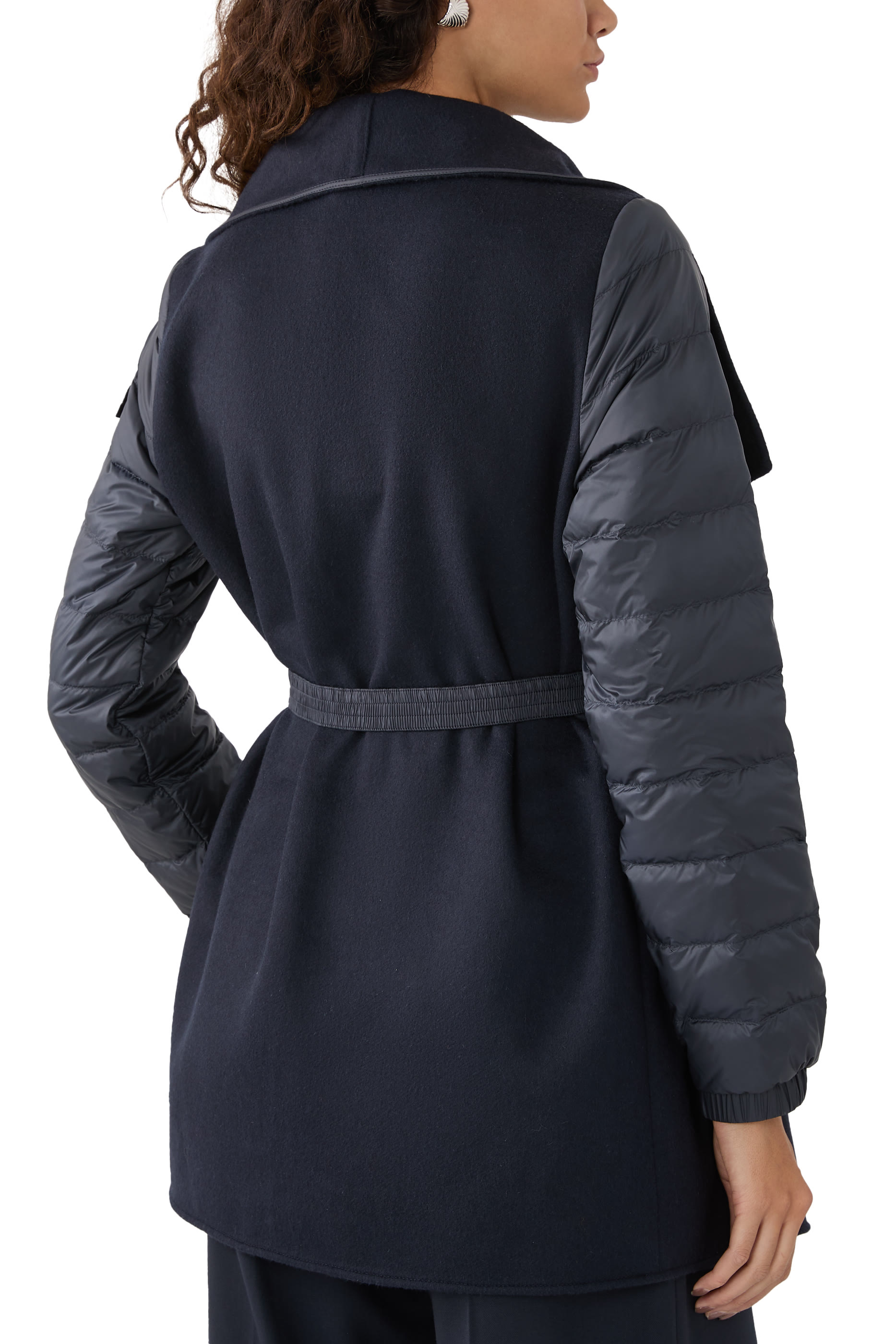 Padded Wool Felt Cape 