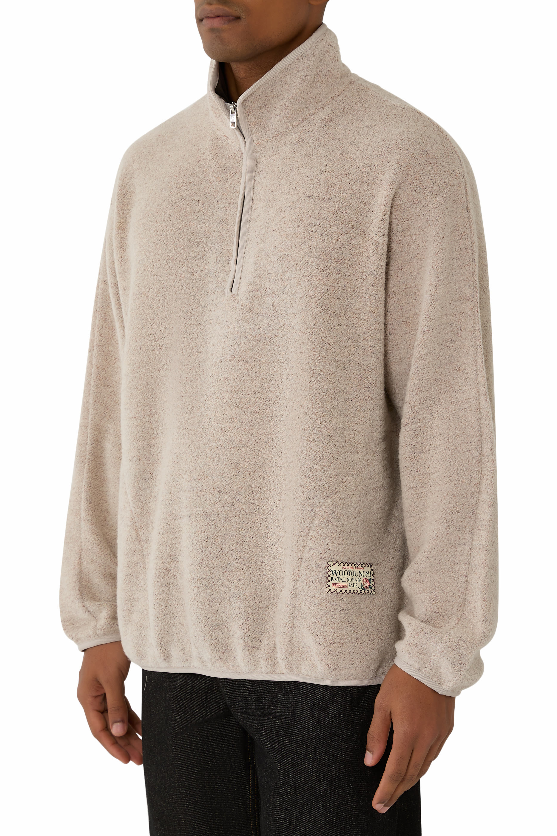 Half-Zip Fleece Sweatshirt