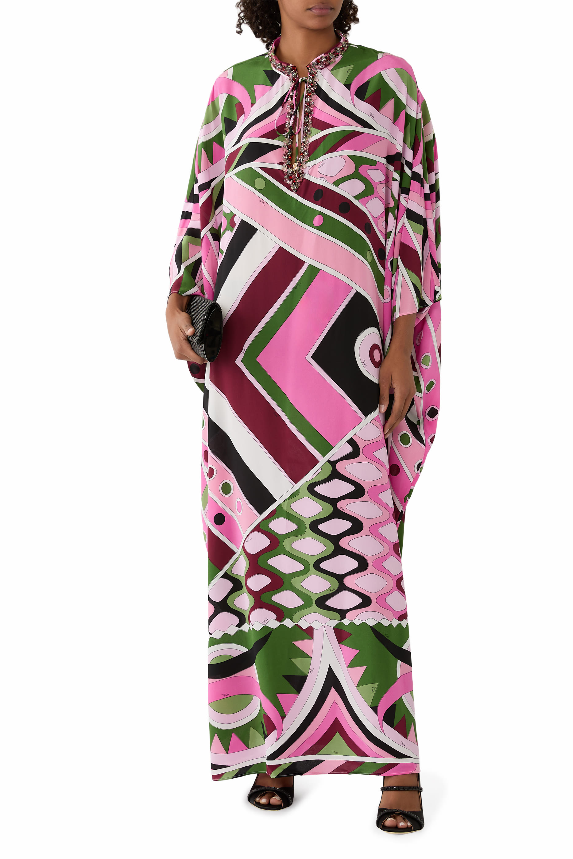 Vivara Print Long Kaftan