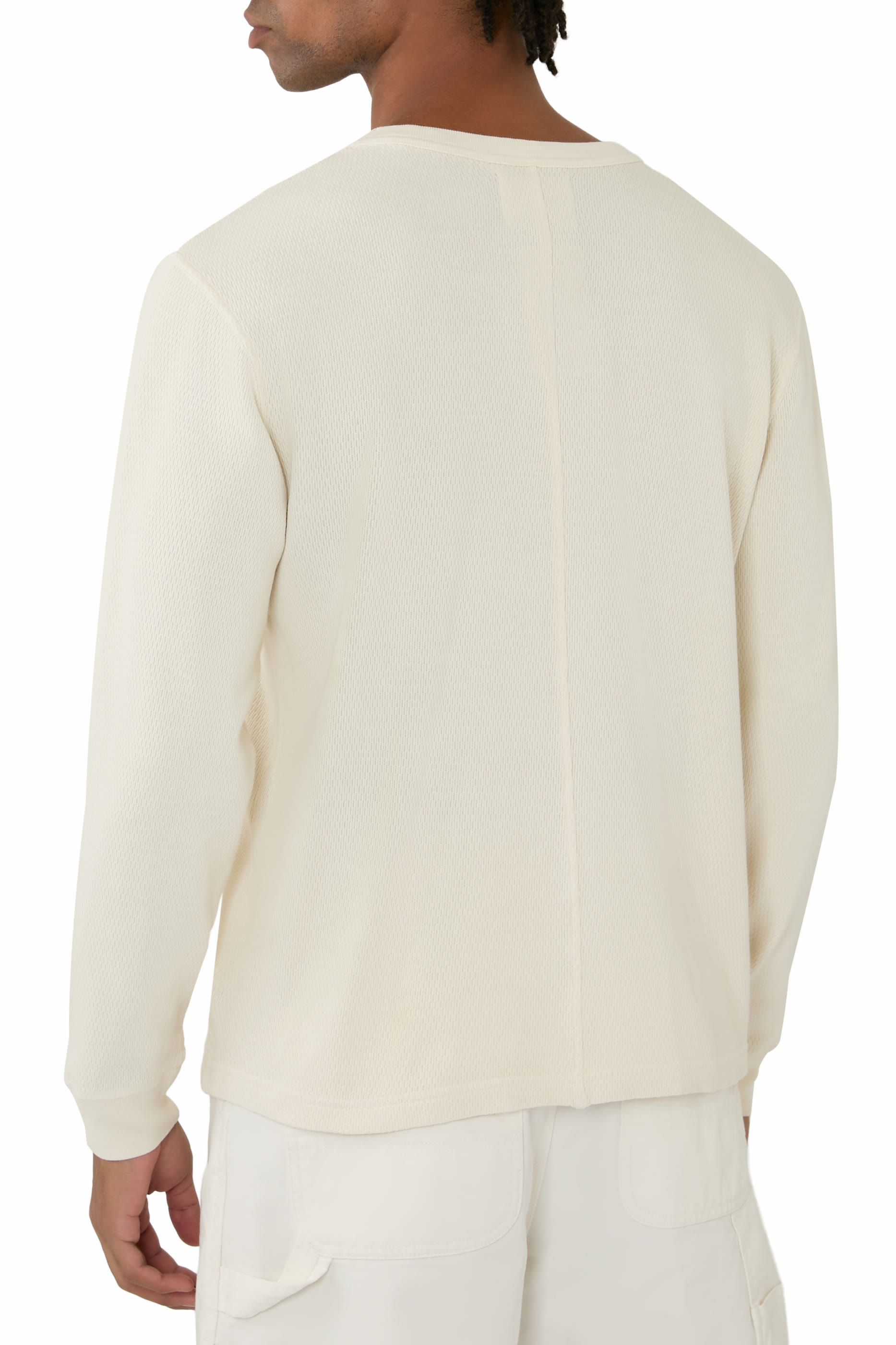 Waffle Crewneck Sweater