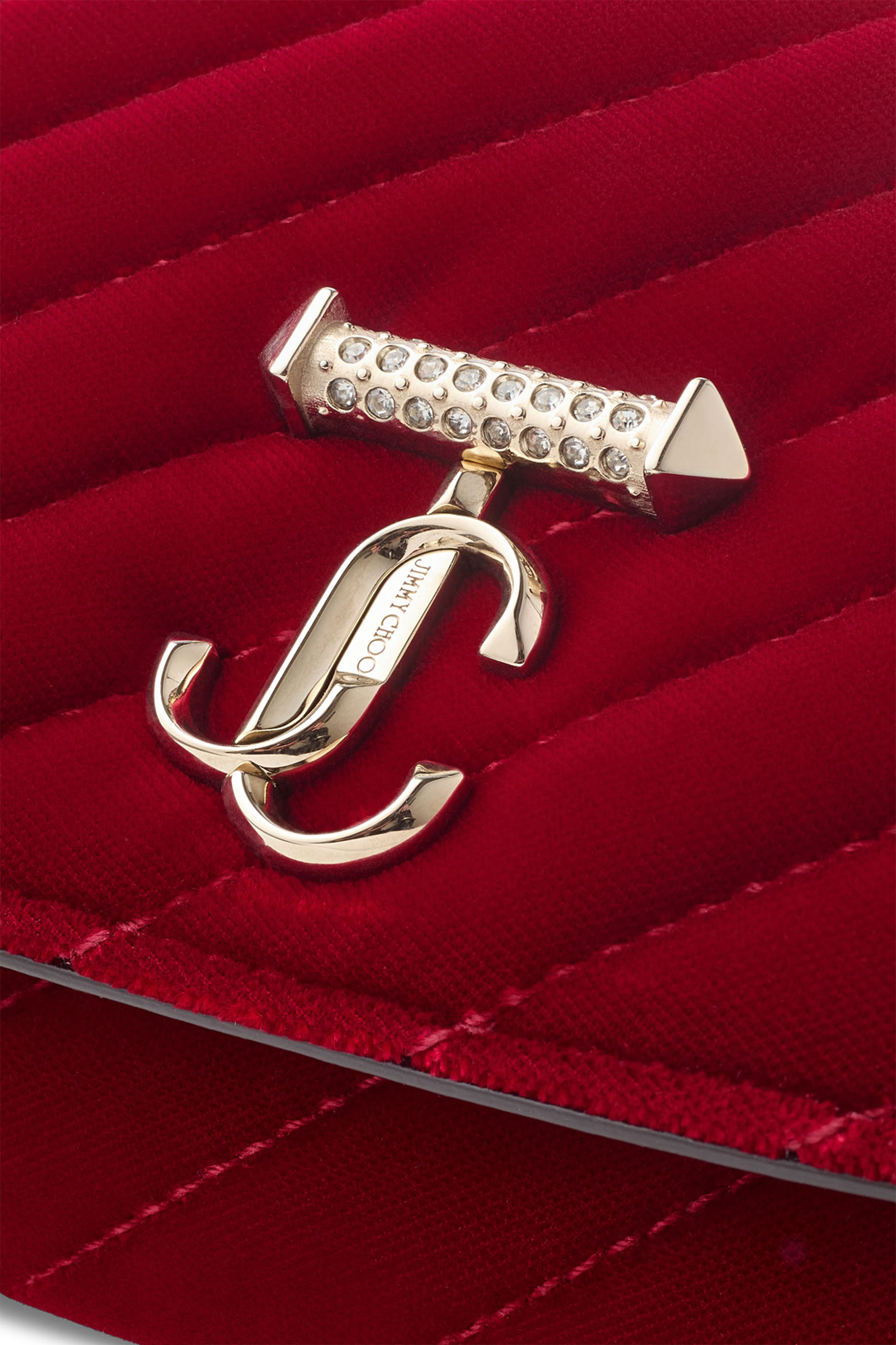 Logo Quilted Curve Wallet