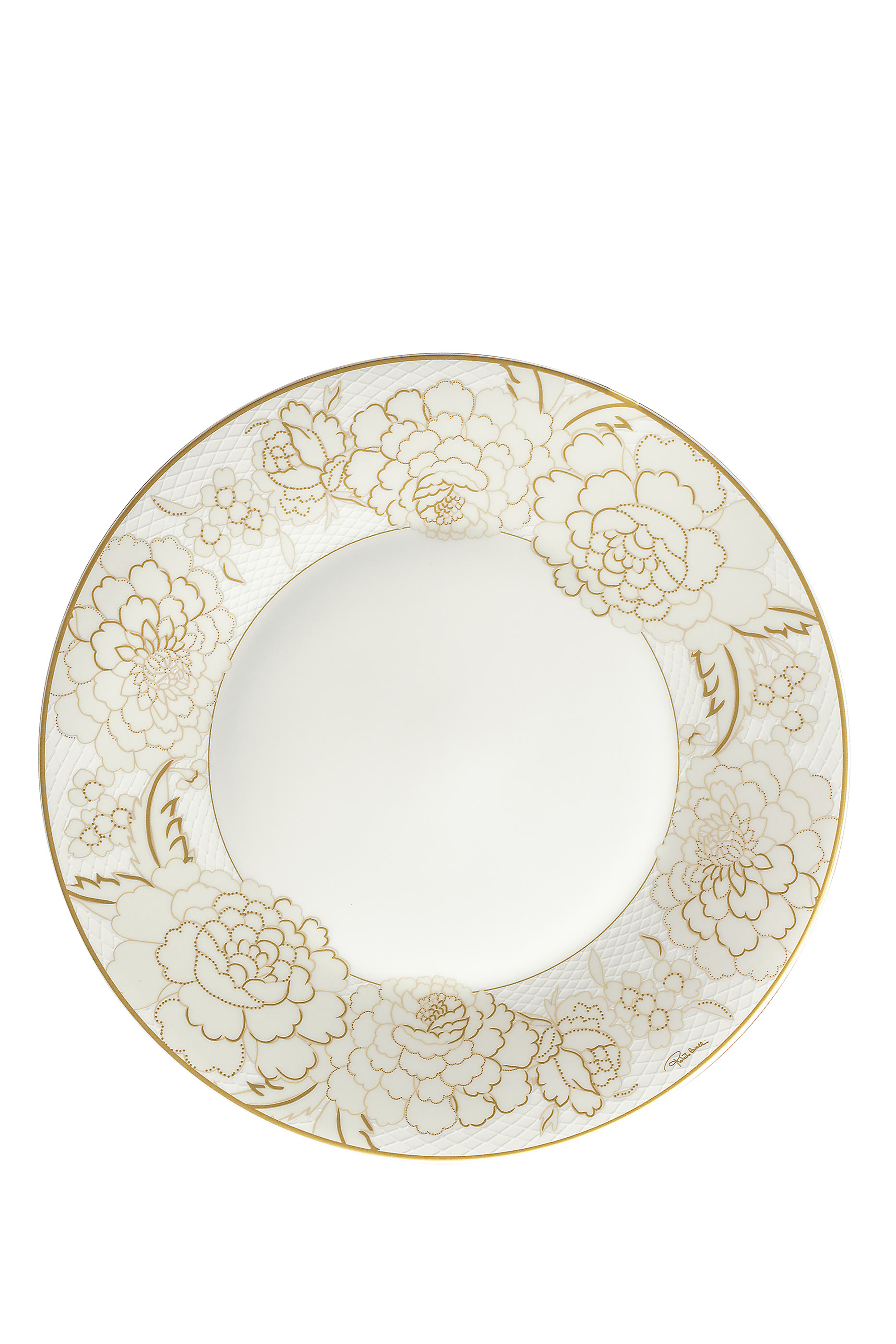 Blooming Roses Round Serving Dish