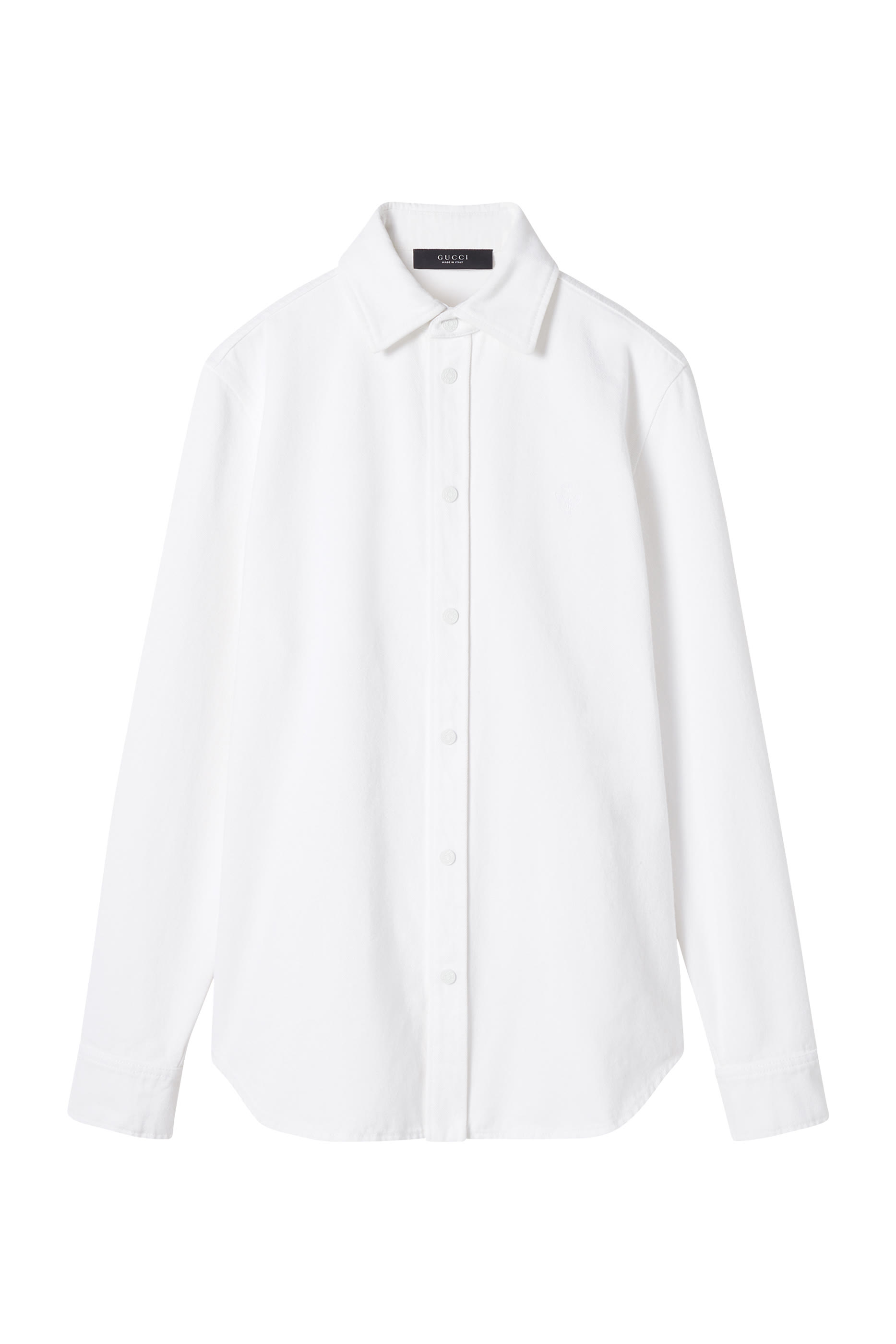 Washed Certified Cotton Denim Shirt