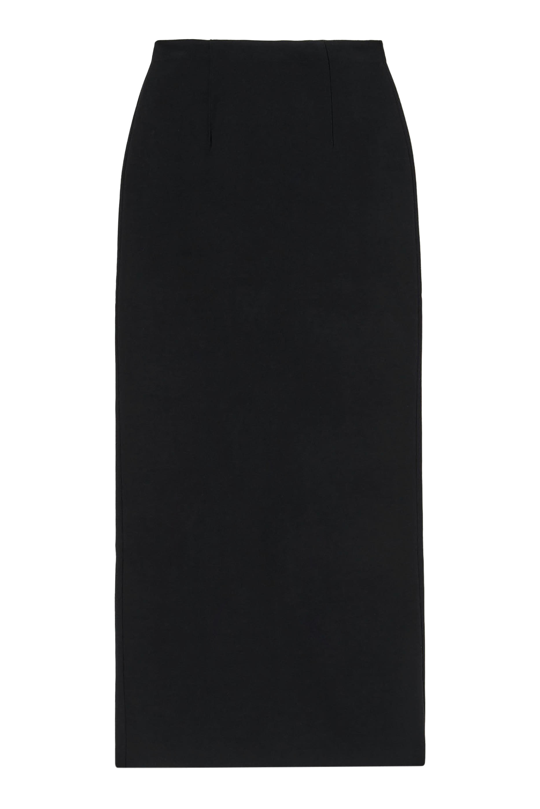  Wool Stretch Double Face Knit Skirt