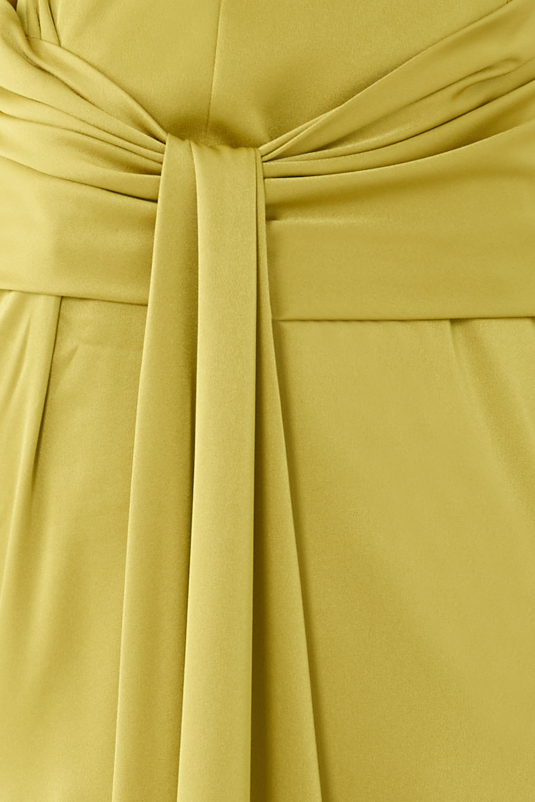 Long Sleeves Sash Drape Gown